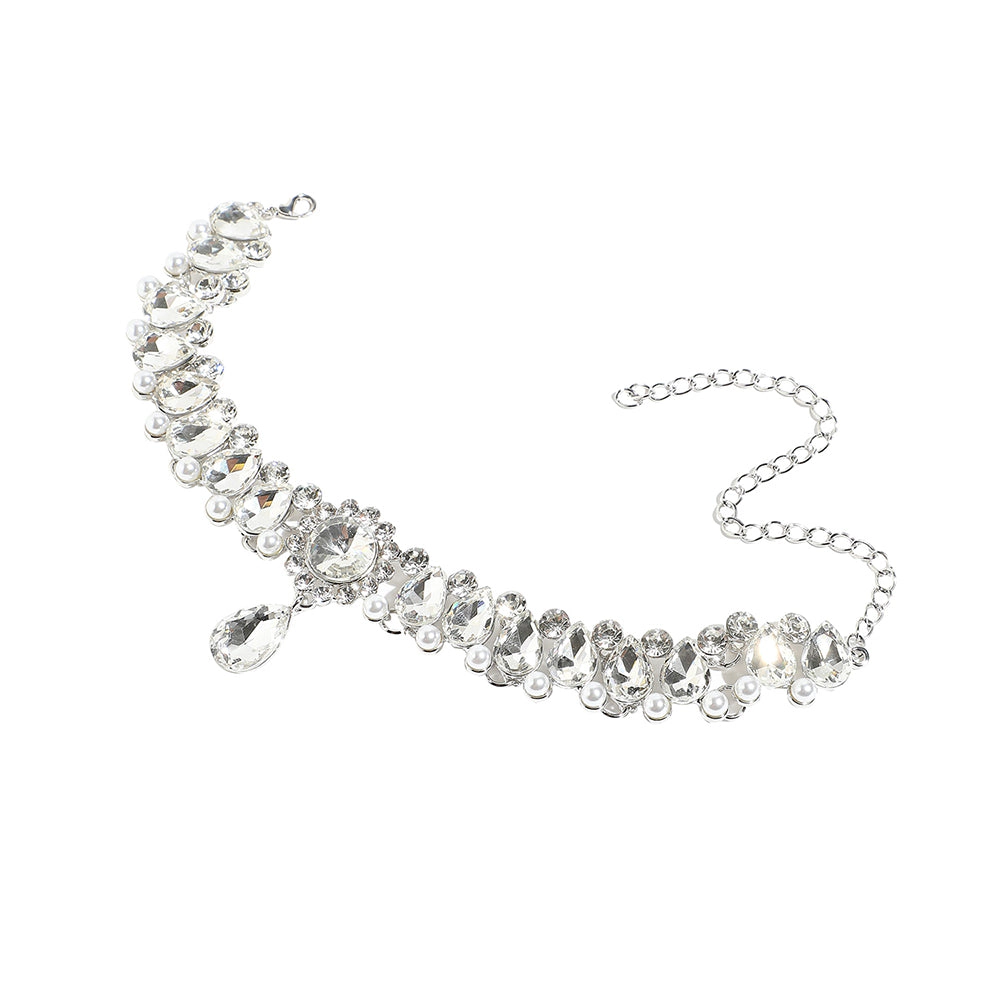 SOHI Women's Party Stone Statement Necklace