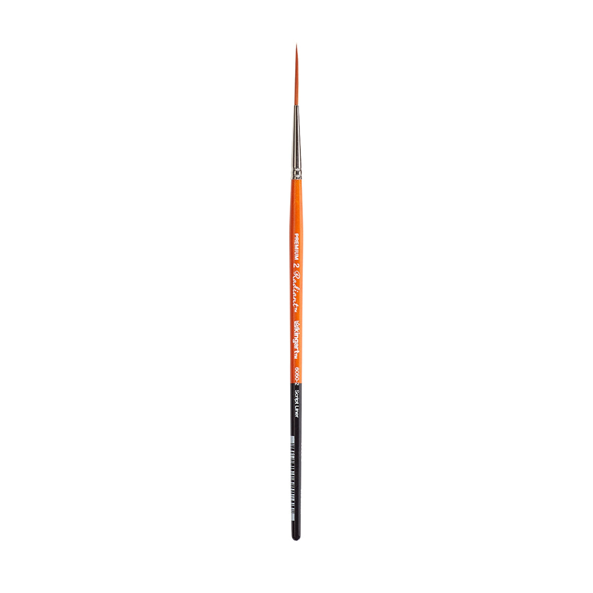 KINGART Radiant 6050 Script Liner Golden Synthetic Brush - Short Handle