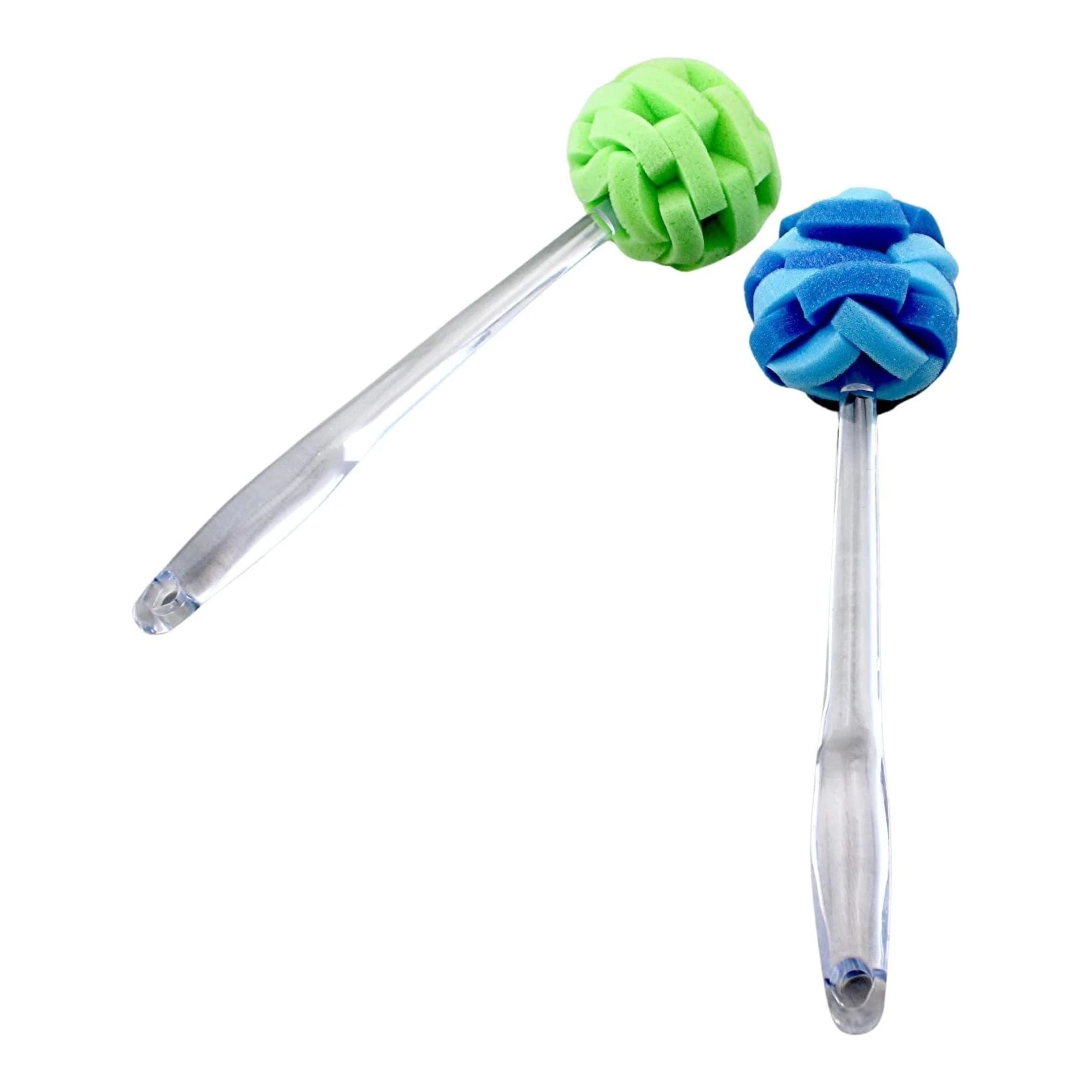Home Collection Pack of 2 Soft Touch Glassware Sponge Dish Brushes 11.5"