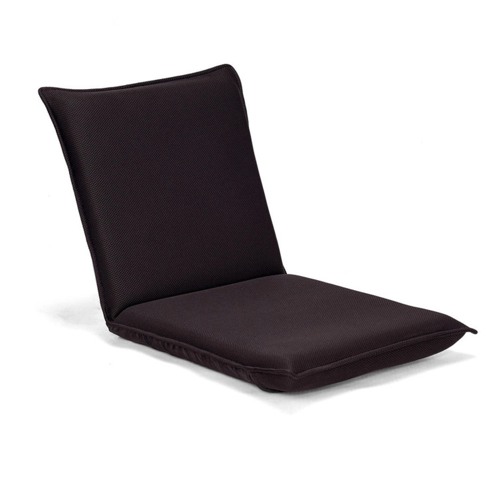 SUGIFT Adjustable 6-Position Folding Floor Chair 287-Lb Capacity Coffee Navy Black Gray