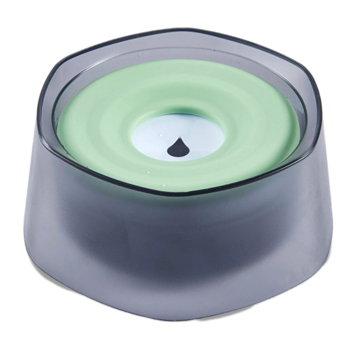 GBruno No-Spill Slow Water Feeder Pet Bowl 47oz