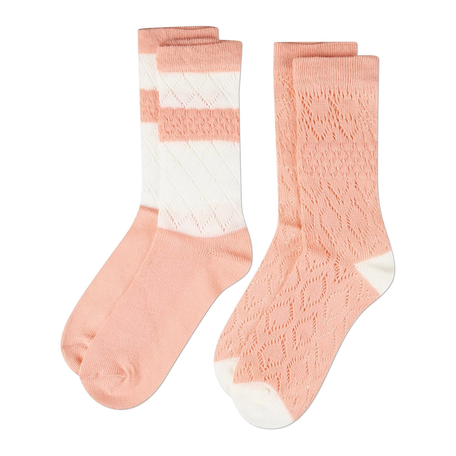 MeMoi Women's 2 Pair Pack Dew Drops Crew Socks