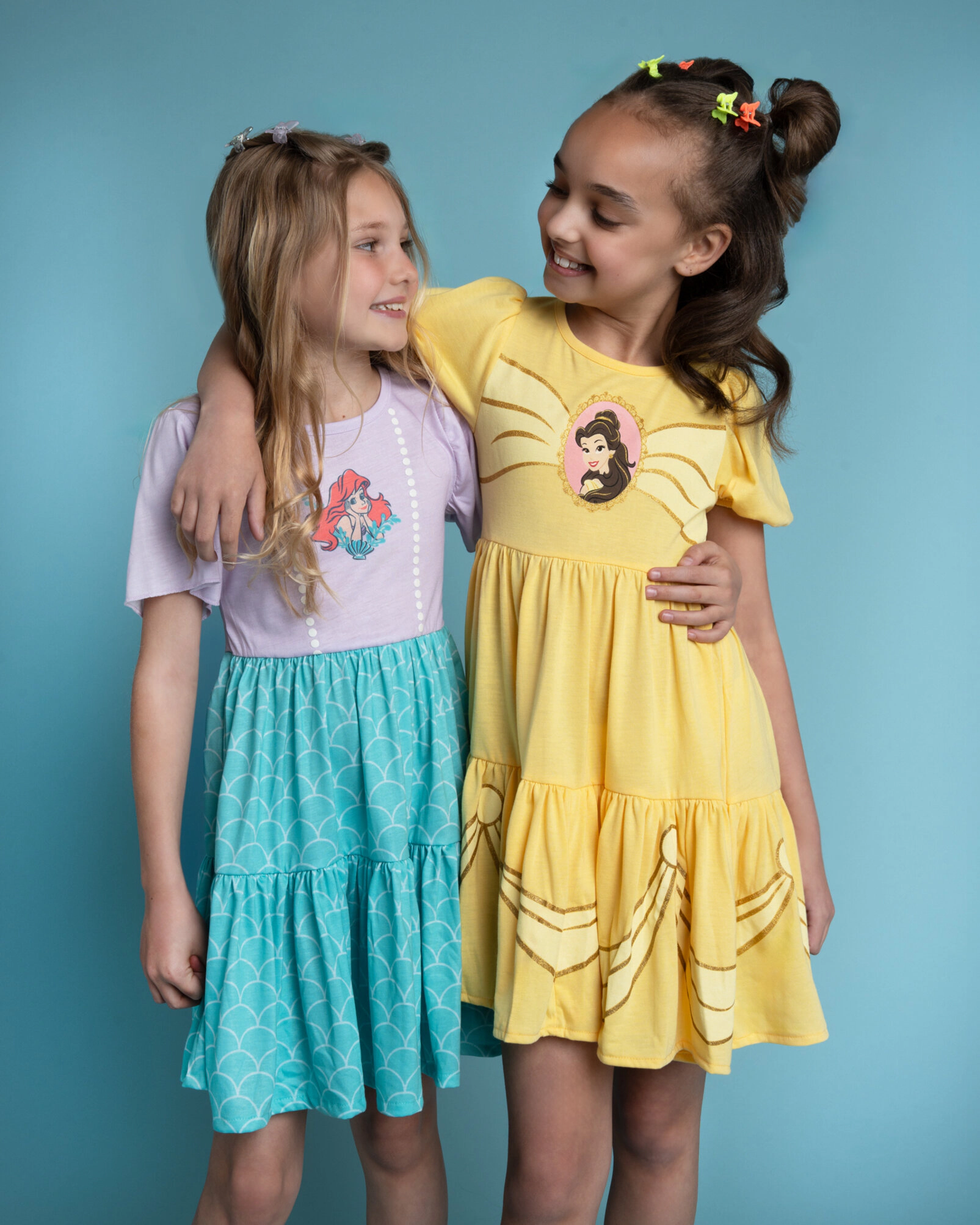 Disney Princess Girls' Cosplay Short Sleeve Dress