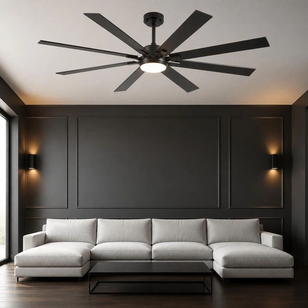 ELEMENT ACE 72 Inch Modern Quiet Ceiling Fan