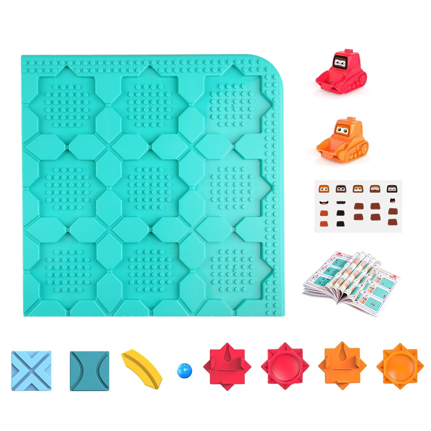 GBruno Montessori Road Builder Puzzle STEM Toy