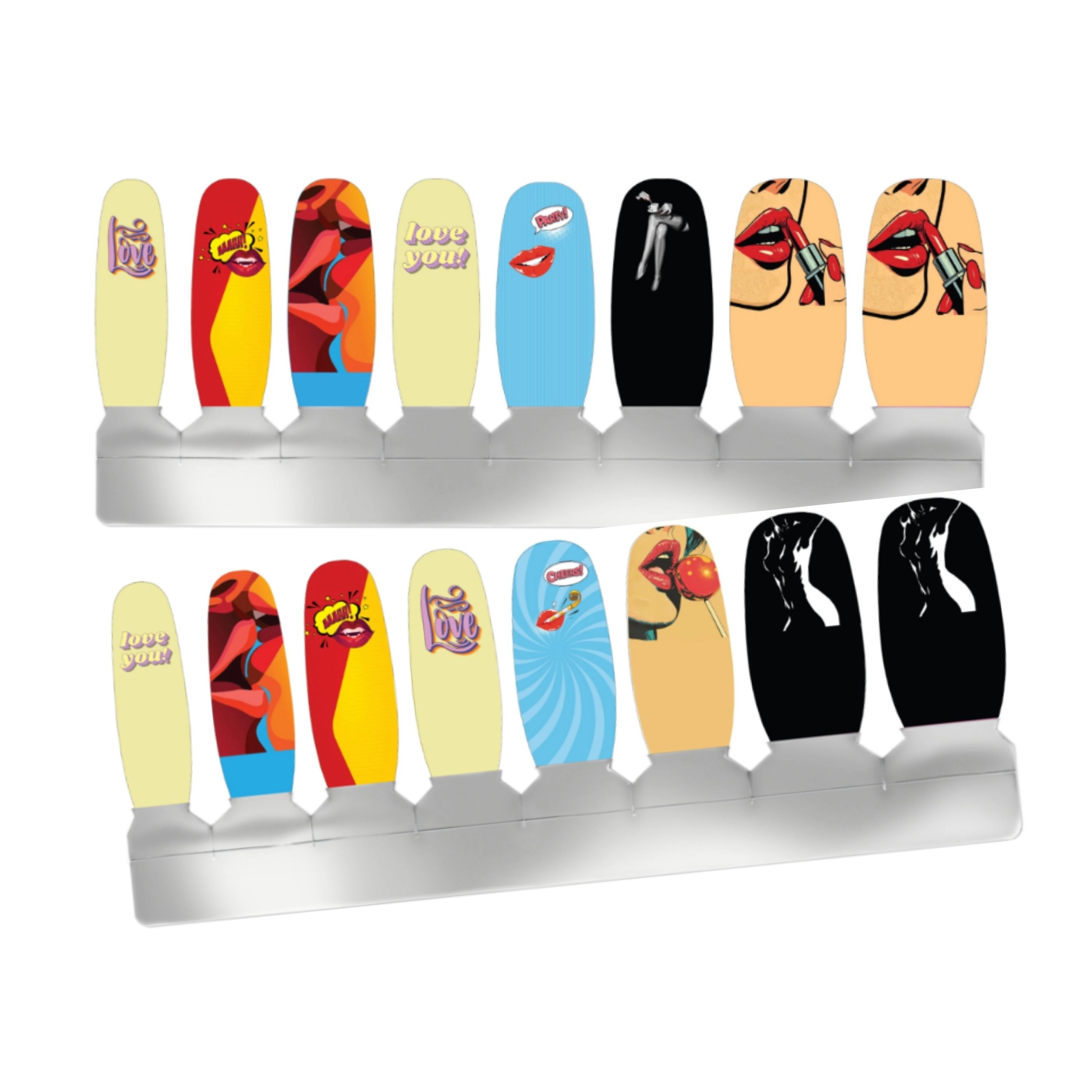 XPNail Women's Nail Polish Strips Lust 16ct