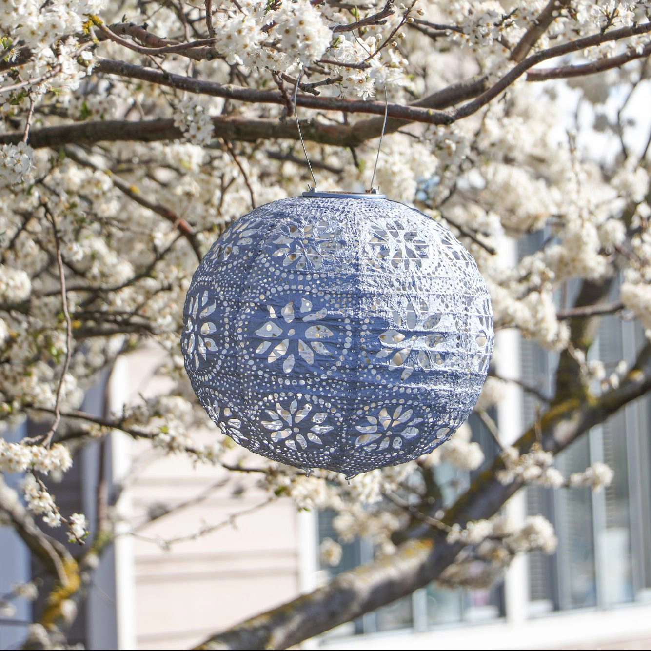 Allsop Home & Garden Soji Stella Boho Globe 12 Solar Lantern