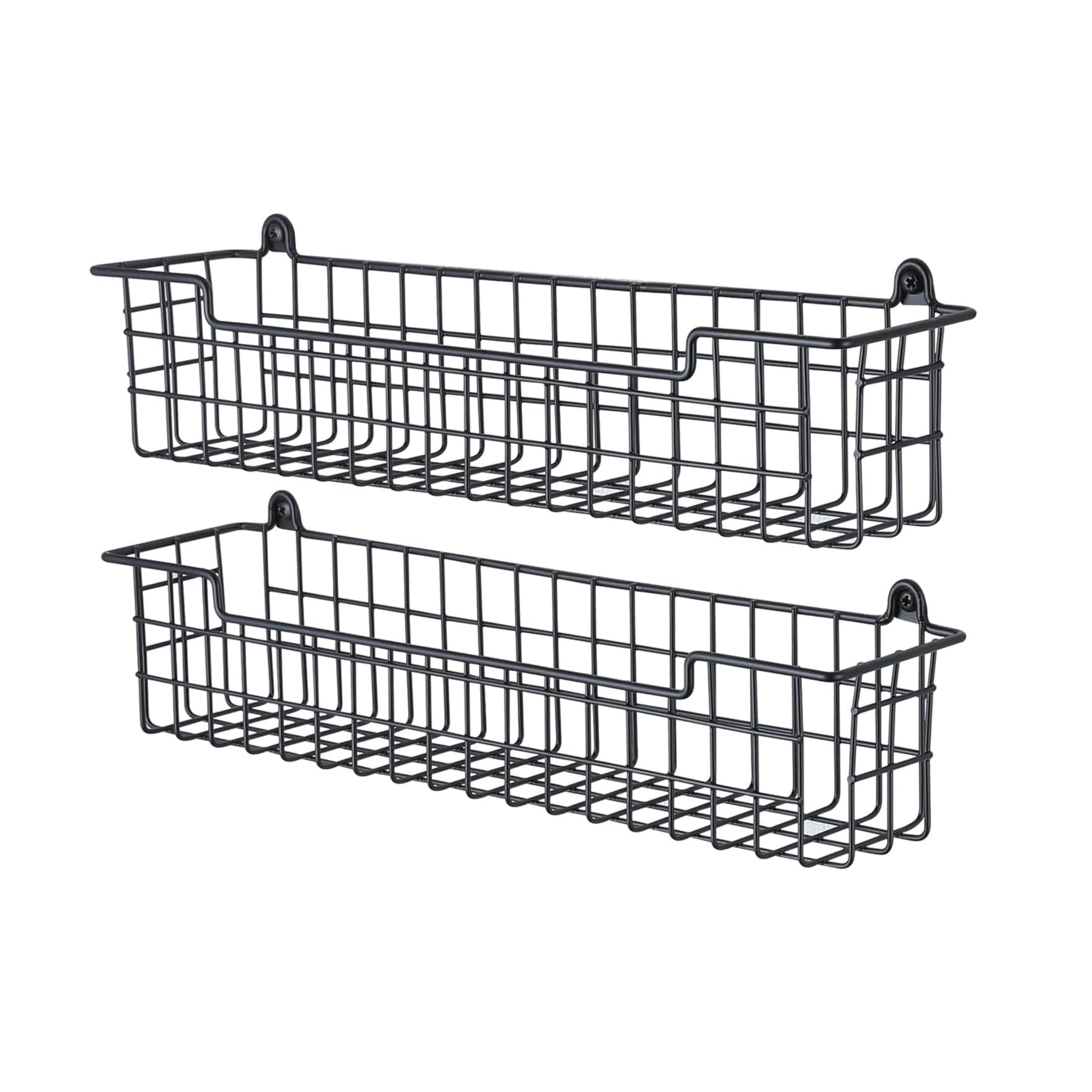 Stock Preferred Wall Mount Metal Spice Rack Organizer for Kitchen Cabinet Pantry