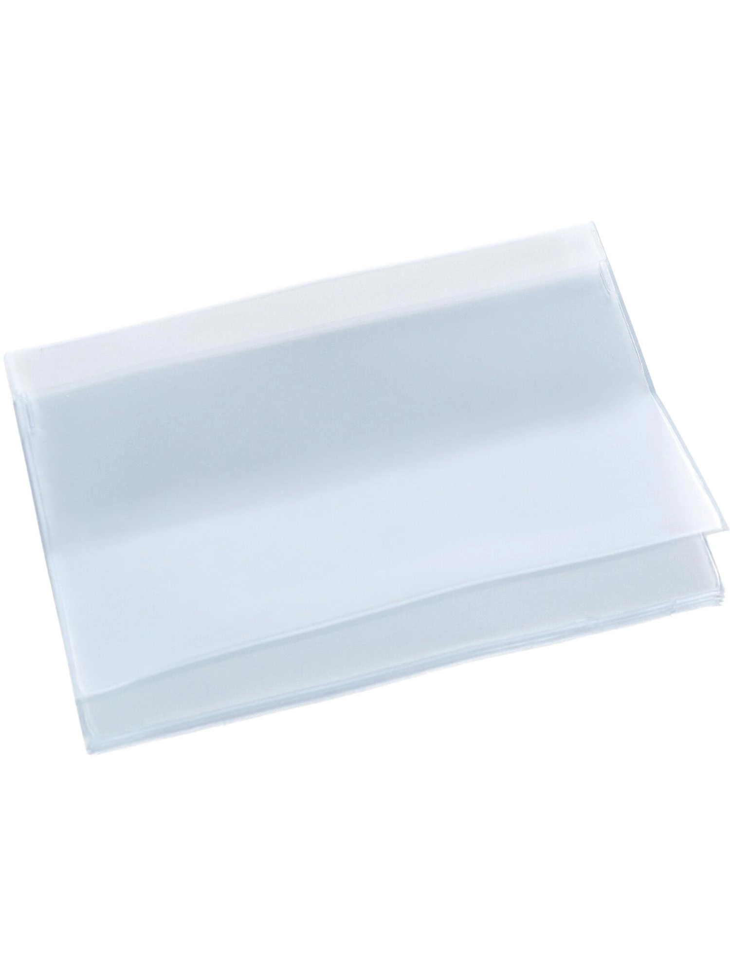 CTM Vinyl Window Inserts for Vertical Bifold or Trifold Wallets (6 Sleeves)