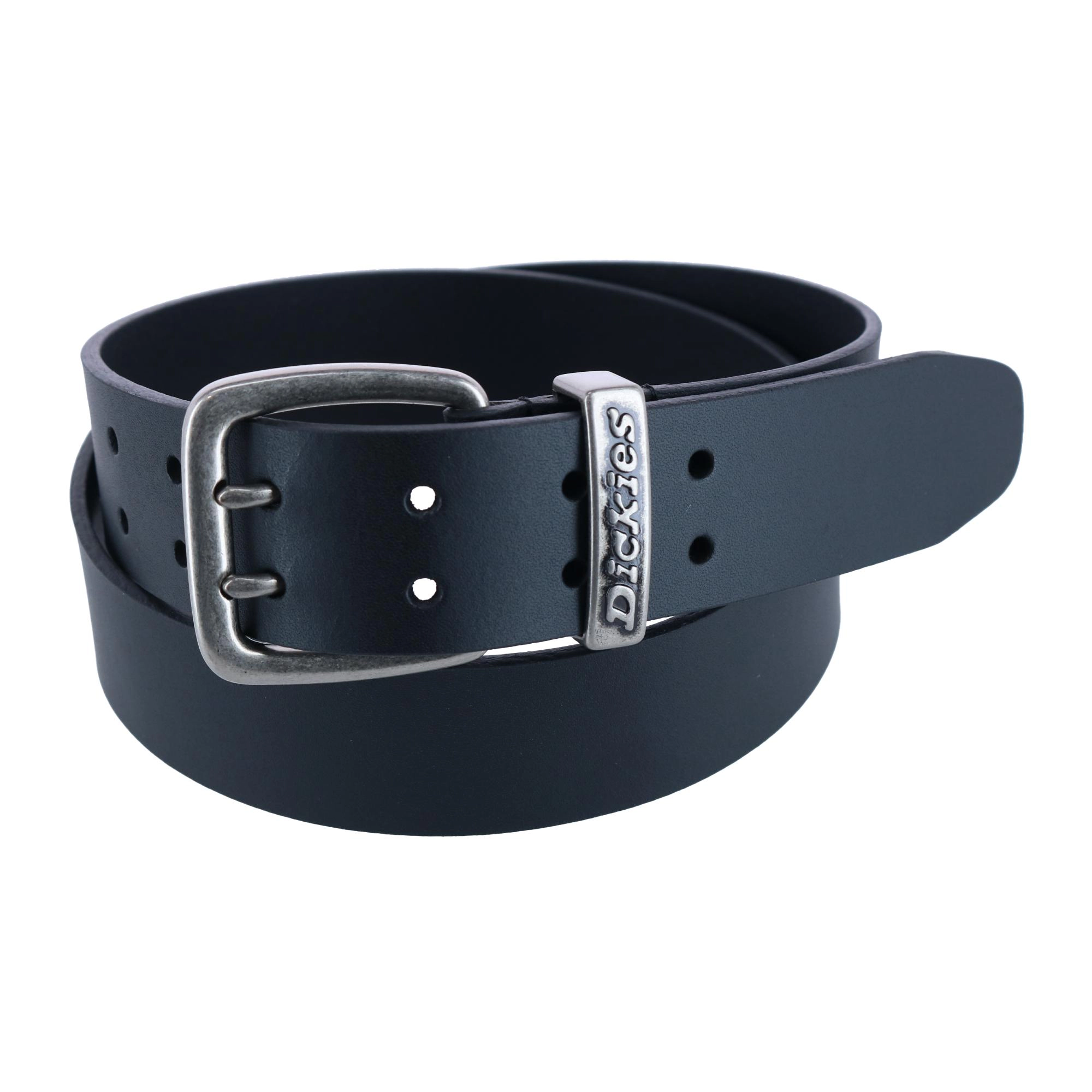 Dickies Men's Leather Two Prong Casual Belt