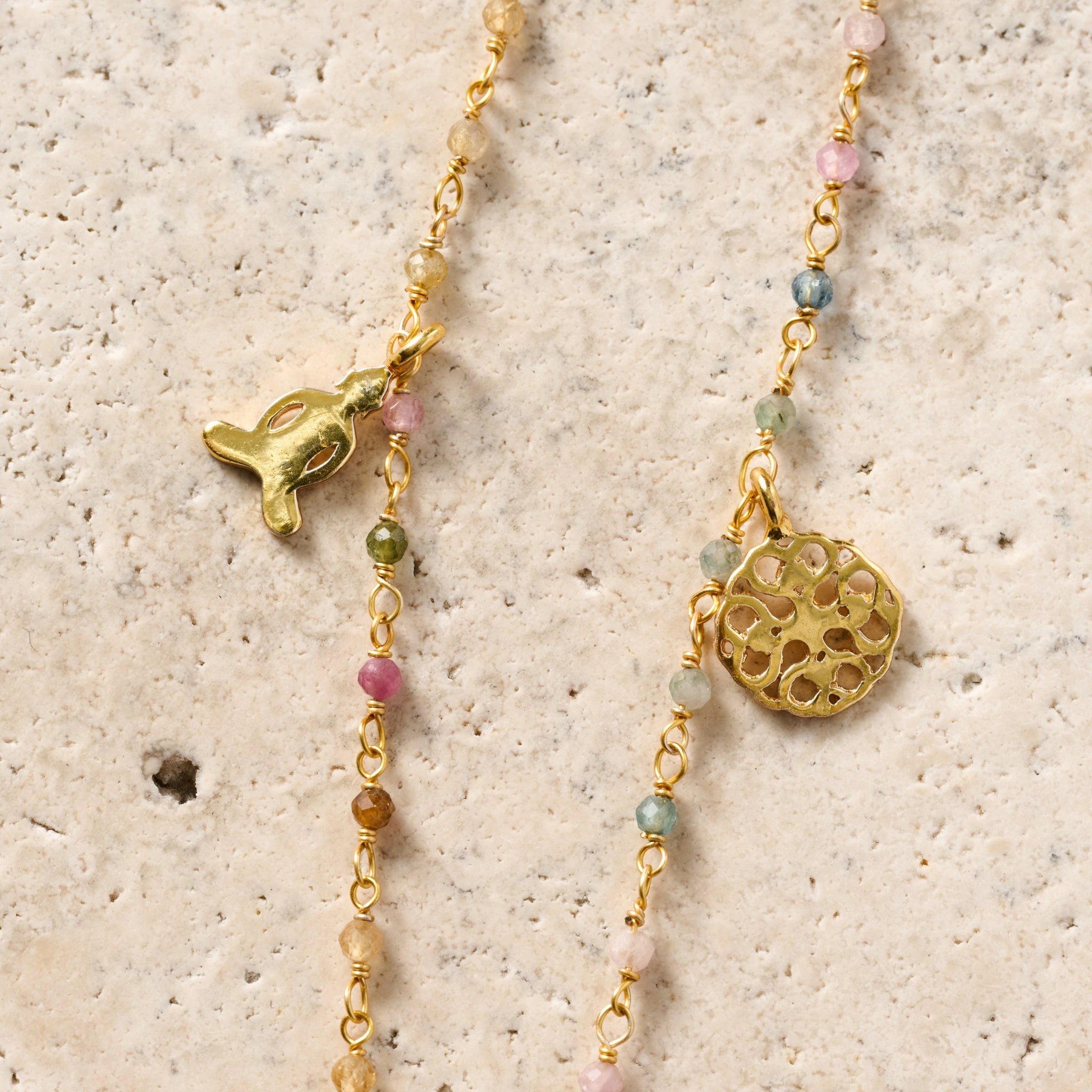 Ten Thousand Villages Good Fortune Charm Necklace