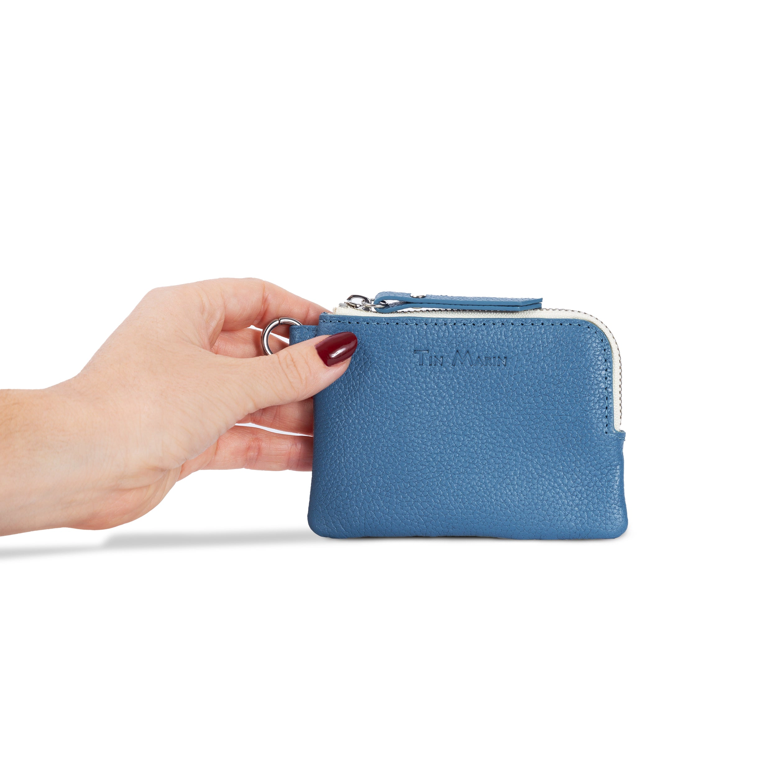 Tin Marin Gina Leather Top Zip Wallet