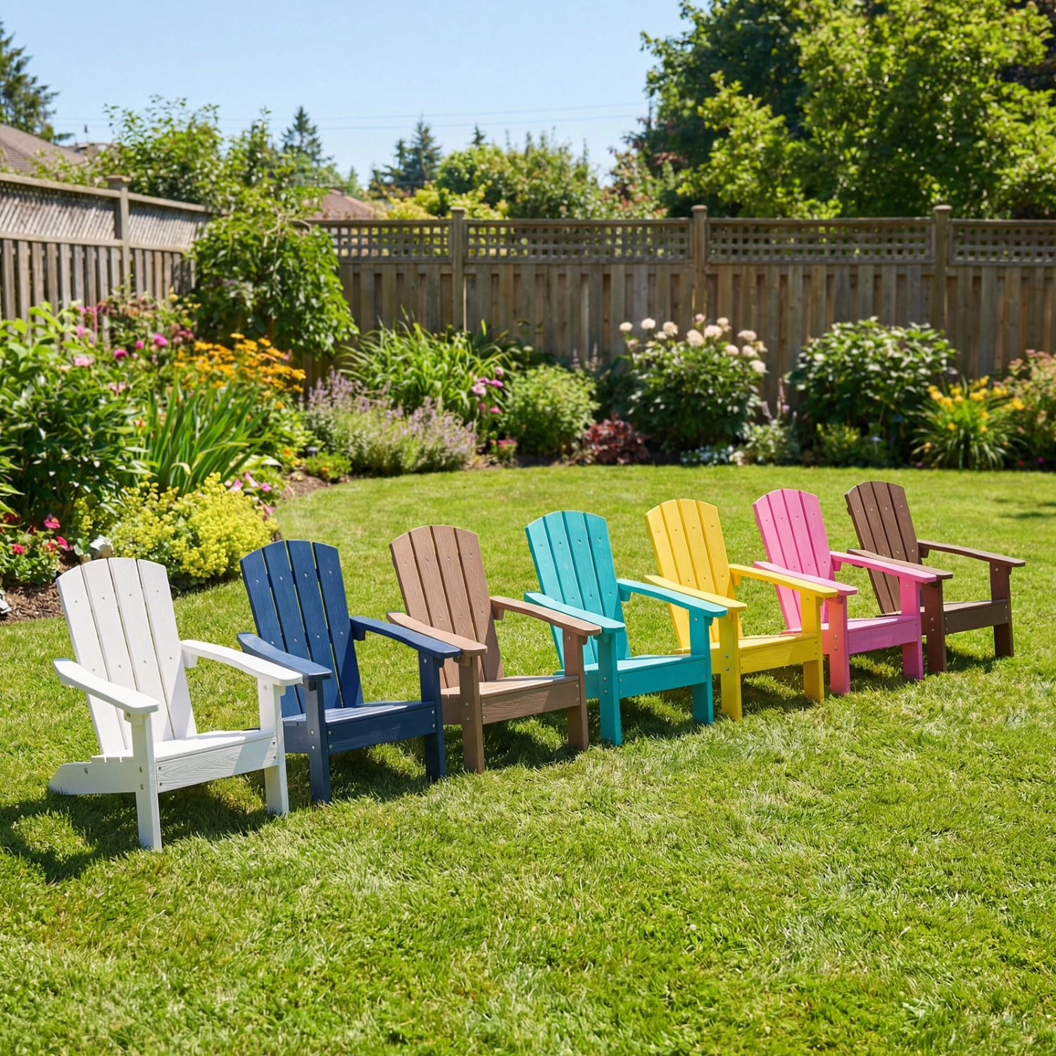 SlickBlue Kids Adirondack Chair Outdoor Lawn Camping Chair