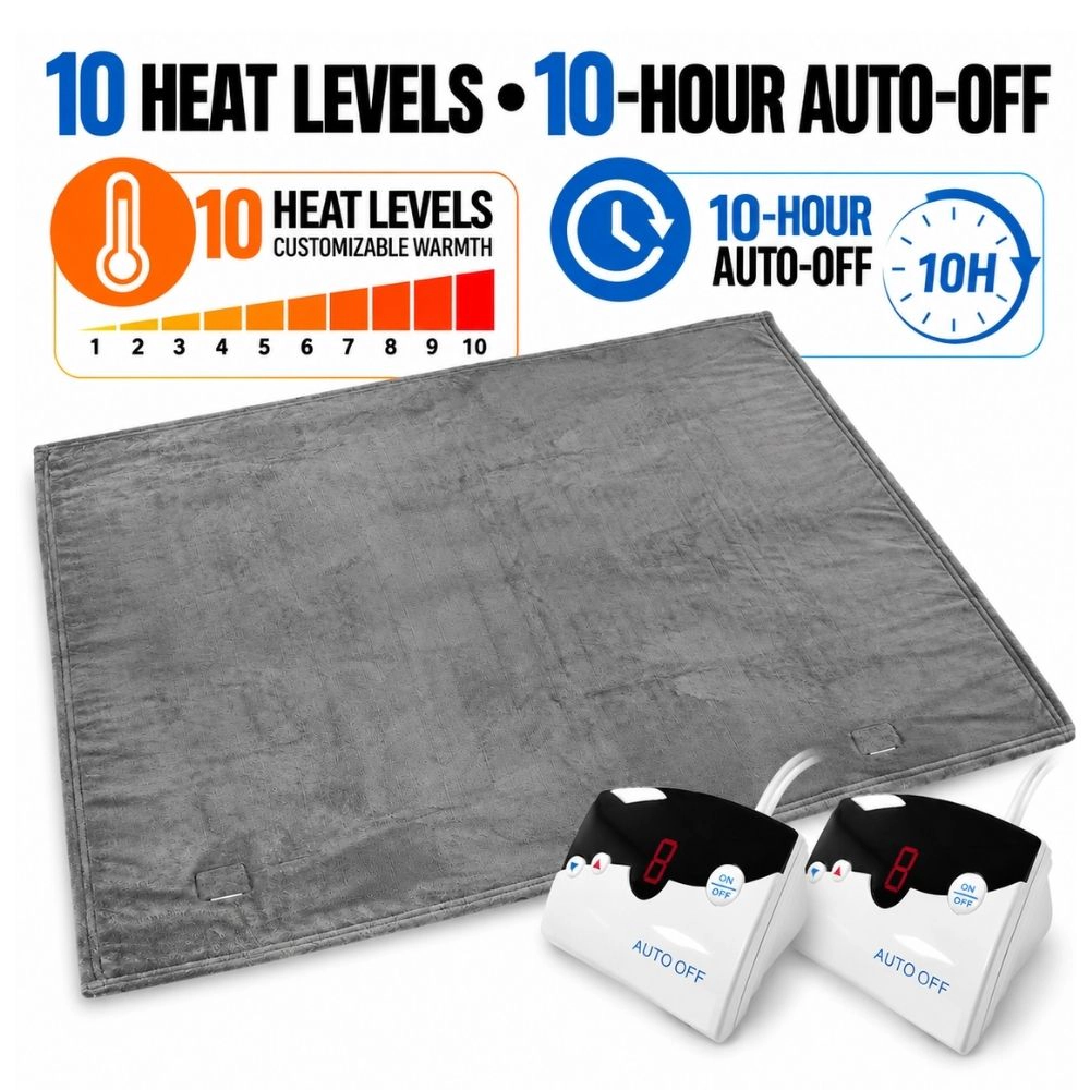 Electric Heated Fleece Blanket