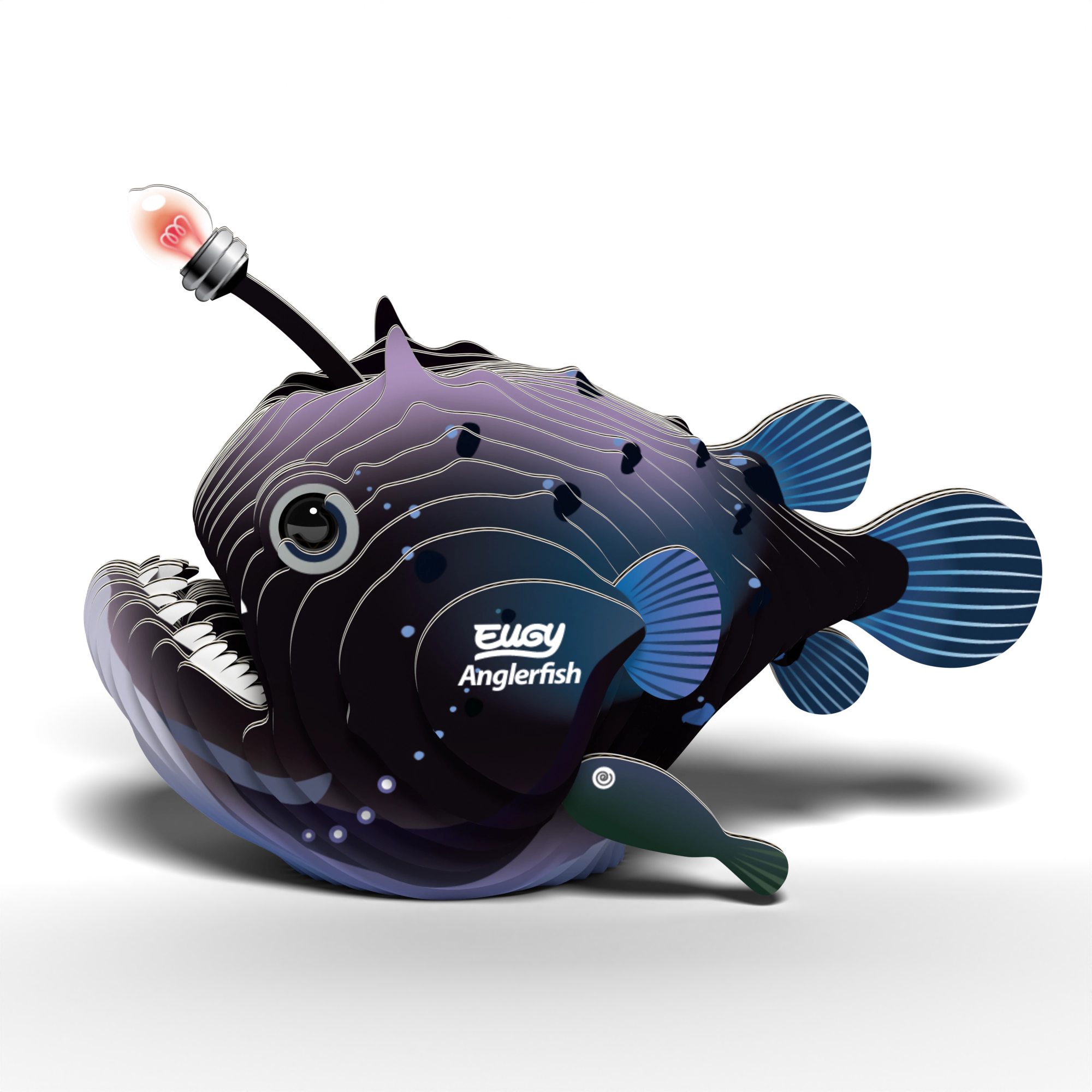 EUGY Anglerfish 3D Puzzle - contains 29 puzzle pieces