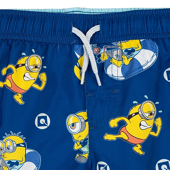 Minions Boys' Swimwear 2-Piece Rash Guard and Swim Trunks Set