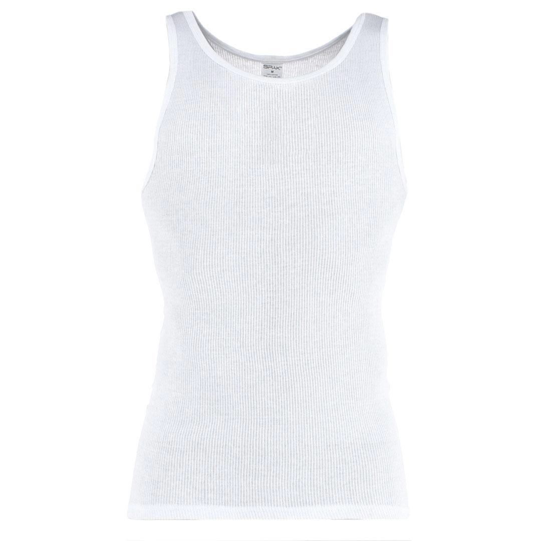 Knocker Men's SPAK White Basic A-Shirts (3 Pack)