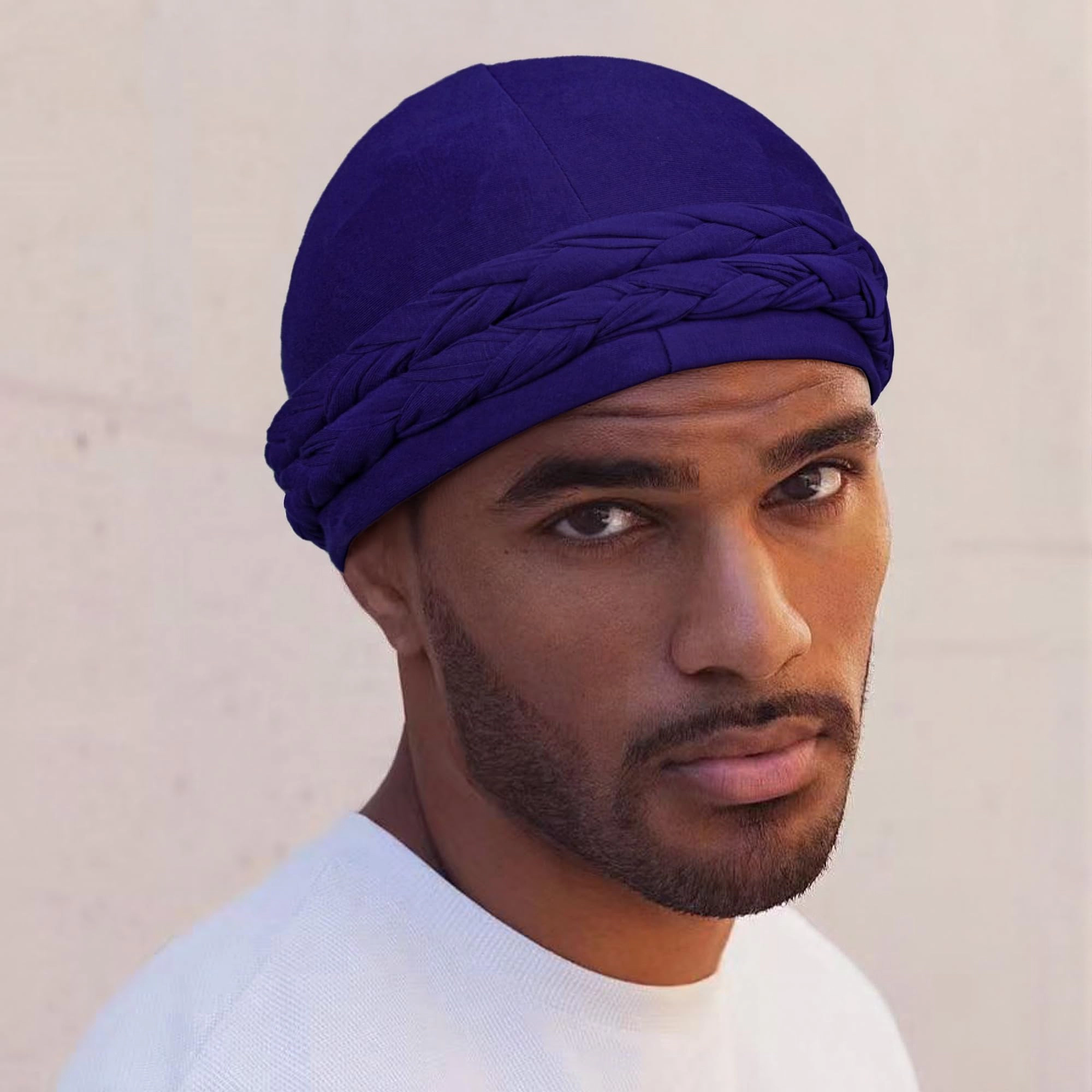 PIGFDK 6 Pack Satin Lined Turbans For Men  Silky Mens Turban Durag Waves Br& Hair Care