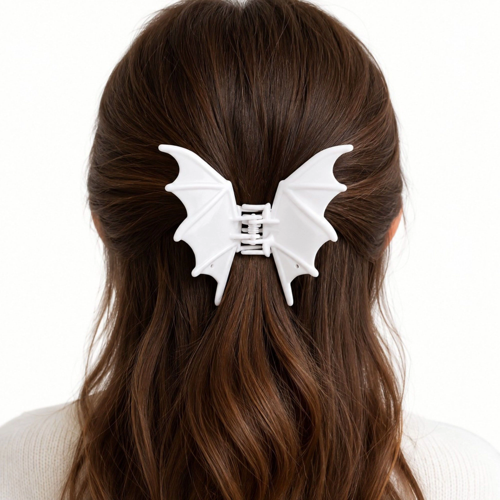 Alilang Women's 3-Piece Halloween Bat Wing Costume Hair Claw Clip Set