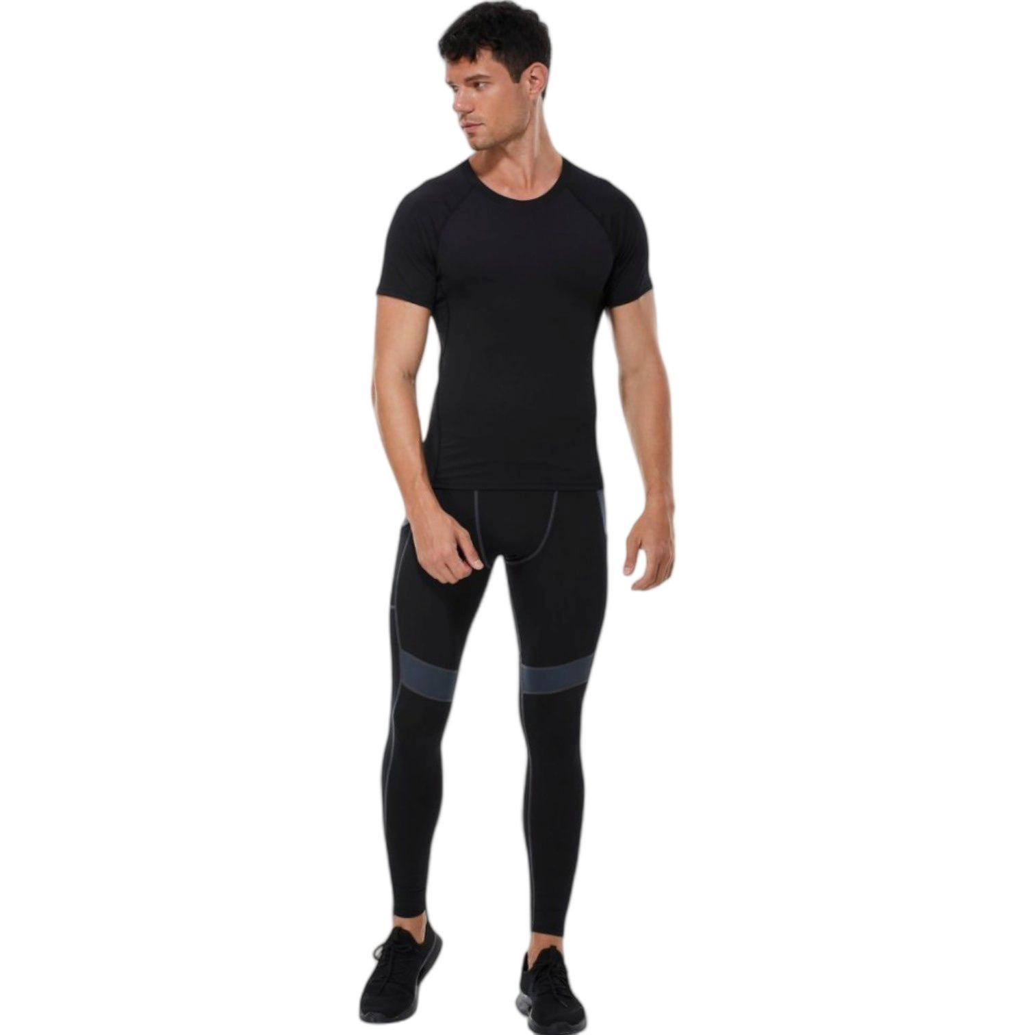 Anna-Kaci Mens Compression Short Sleeve Performance T-Shirt
