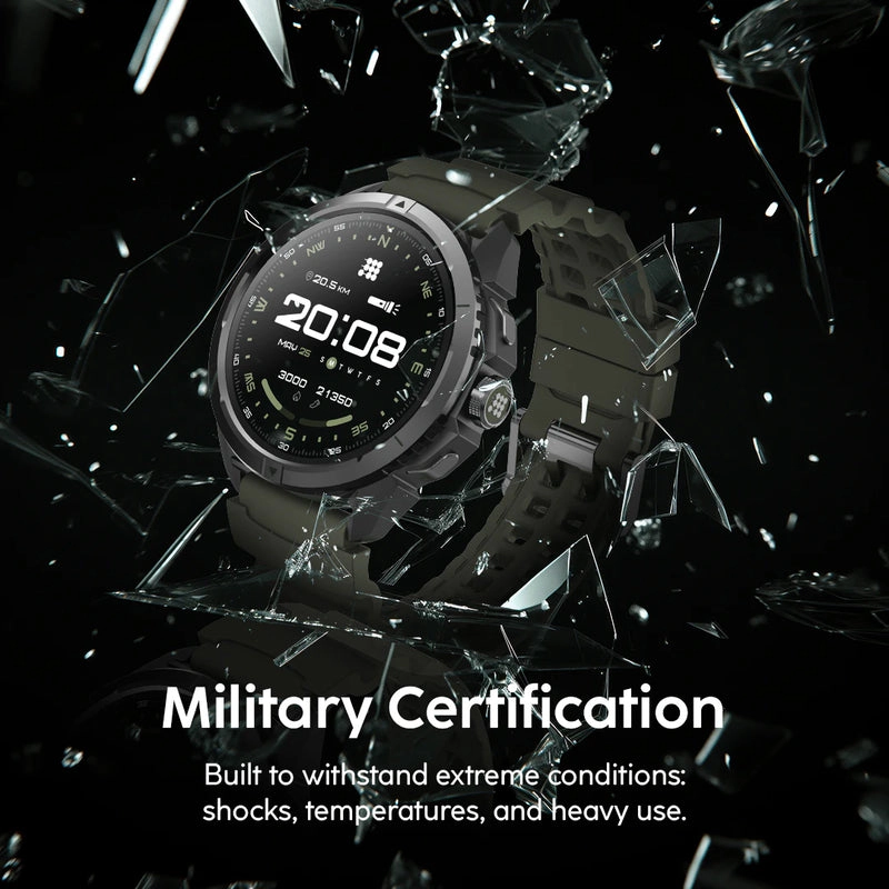 Cubitt Terra Special Edition Rugged Smartwatch, Dual-Band GPS, AMOLED, Maps, VITA AI, 5ATM, 14-Day Battery