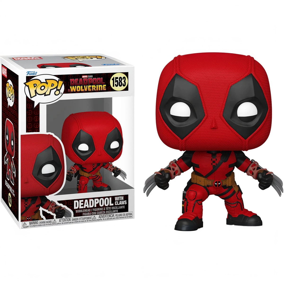 Funko Pop! Deadpool Wolverine: Deadpool w Claws # 1583