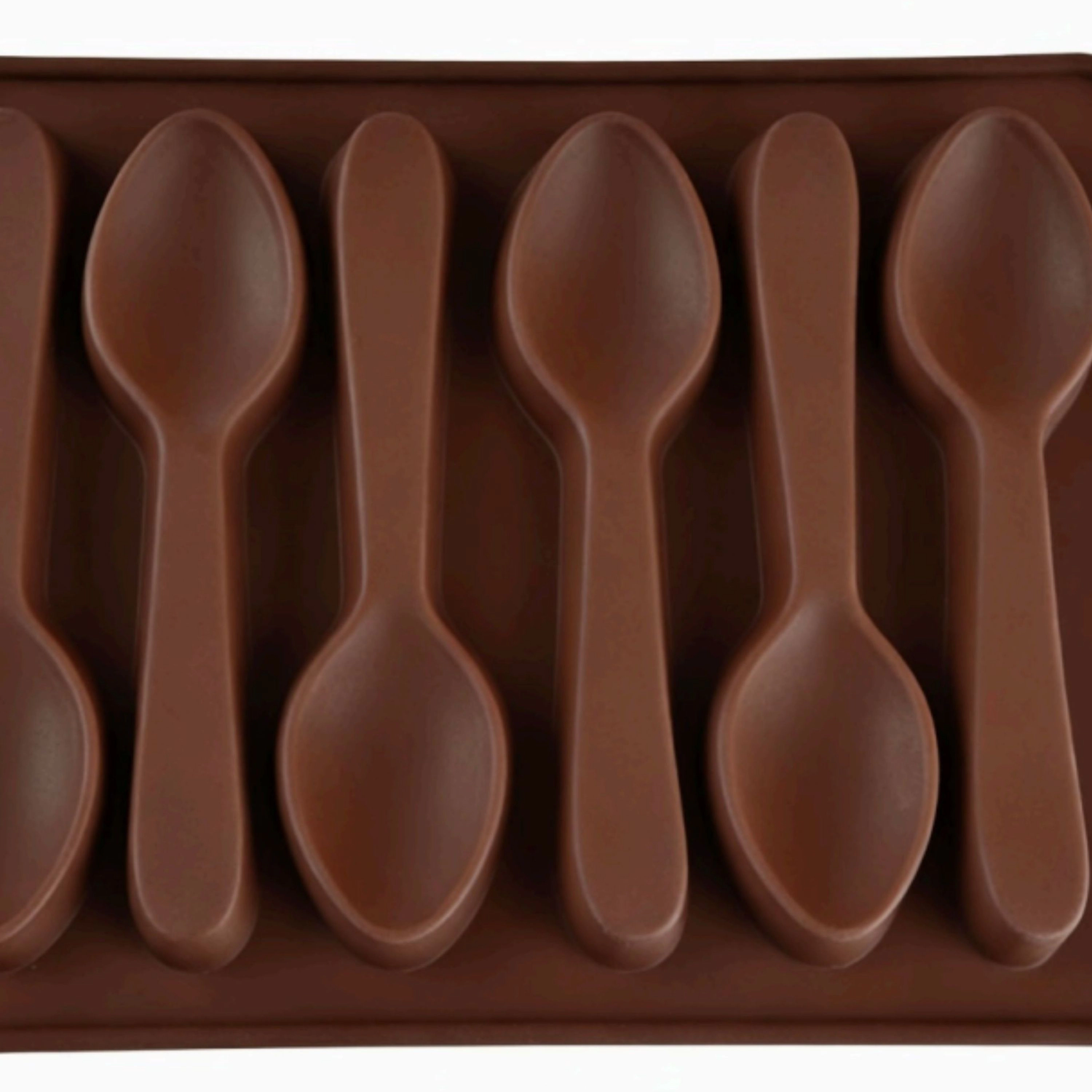Kitcheniva 7.1 x 5.1 Inch Silicone Chocolate Spoon Mold