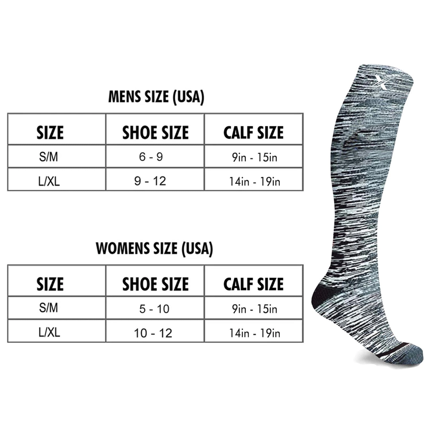 Extreme Fit Compression Socks - Knee High Performance For Men And Women 3 Pair
