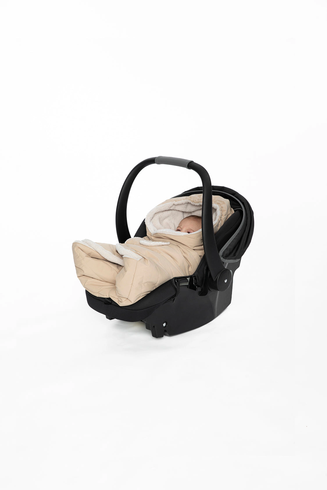 Deux par Unisex Quilted Nido Wrap with Bear-Ear Hood for Bassinet, Car Seats and Strollers