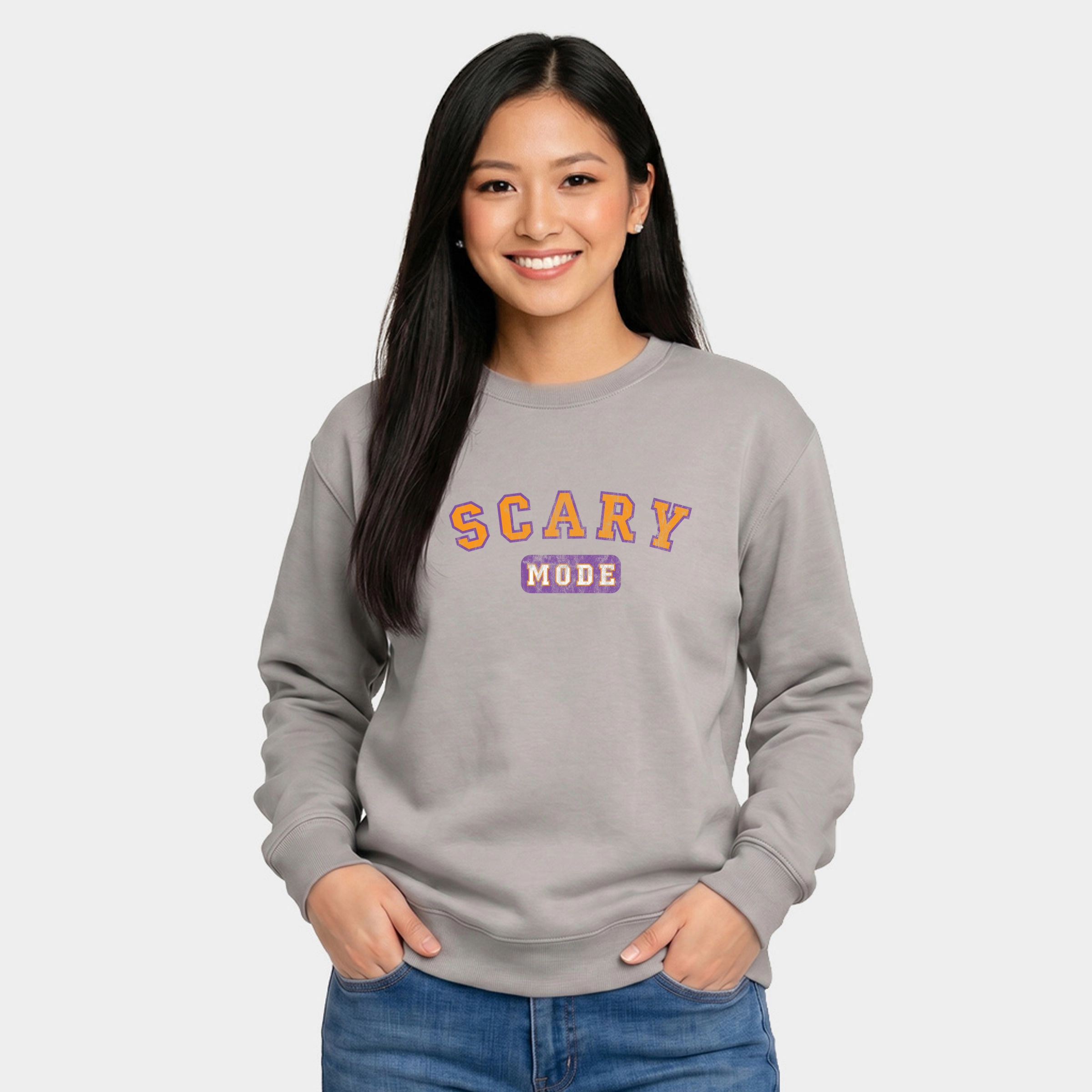 Simply Sage Market - Women's Graphic Sweatshirt Scary Mode