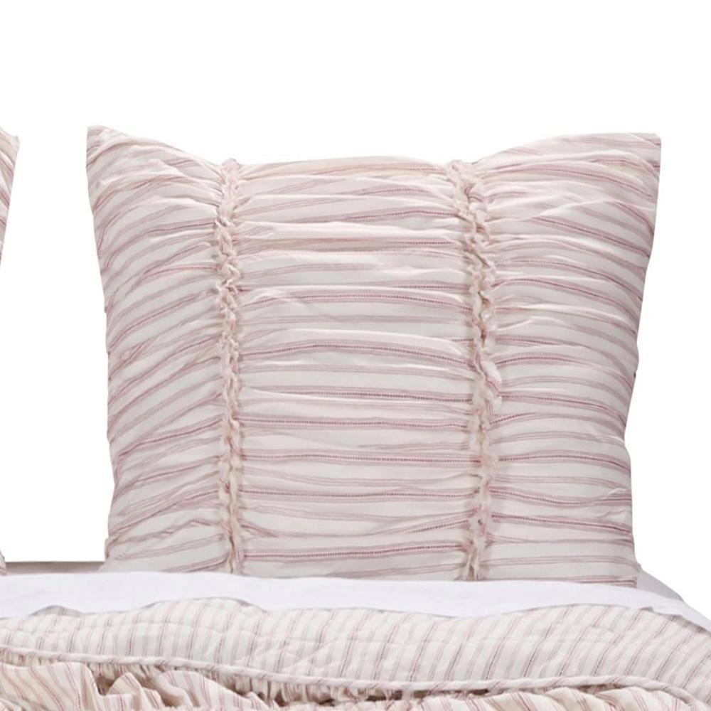 Greenland Home Fashion Farmhouse Chic Reversible Cotton Pillow Sham