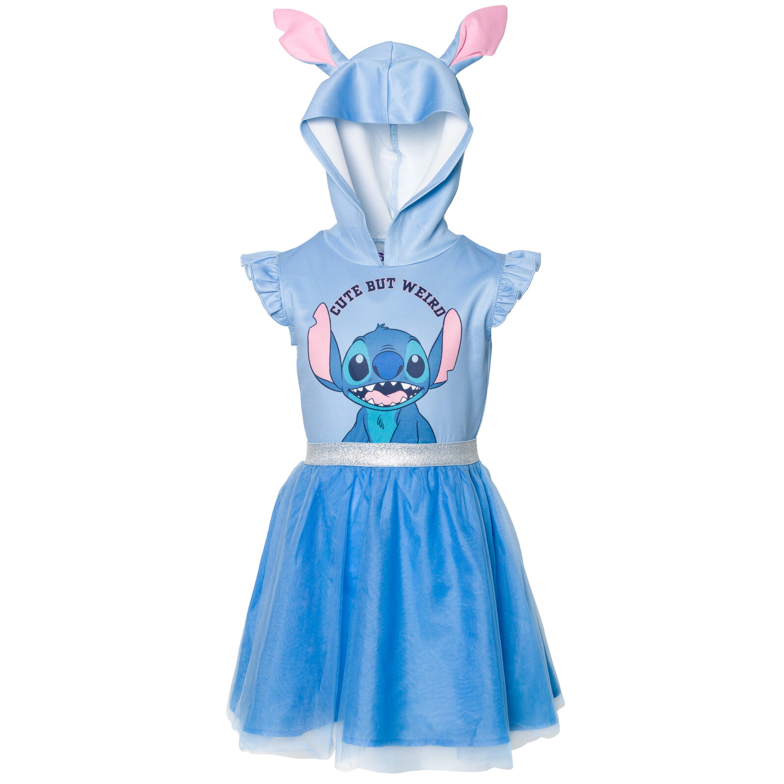 Disney Lilo & Stitch Girls' Cosplay Hooded Tutu Dress