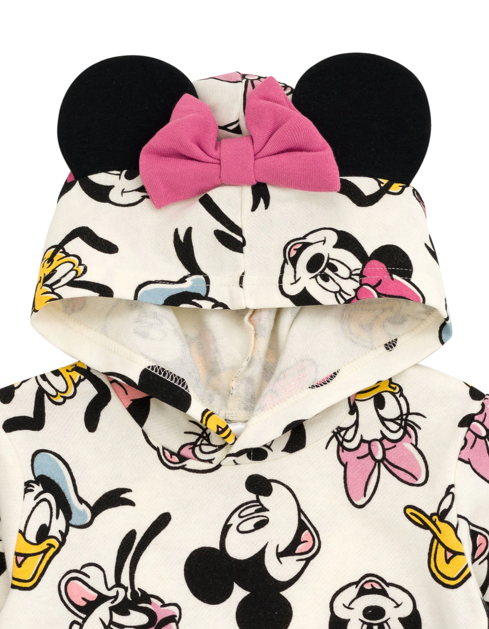 Disney Mickey Mouse & Friends Girls' Fleece Hooded Sweatshirt