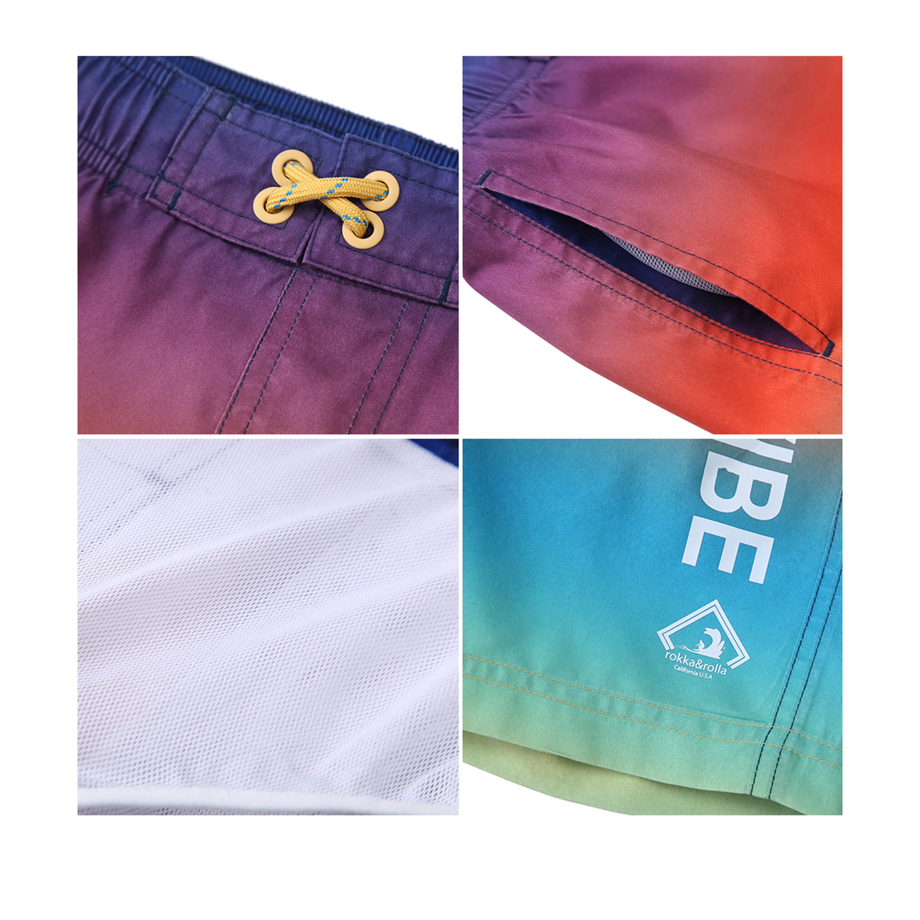 Rokka&Rolla Little & Big Kid Boys Quick-Dry  Swim Trunks