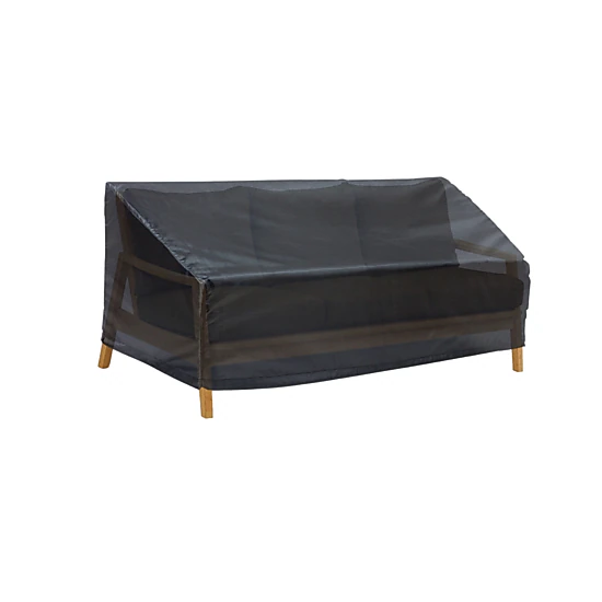 Summerset Shield Gold 2-Layer Polyester Fabric Outdoor Sofa Cover - 82x32", Charcoal Grey