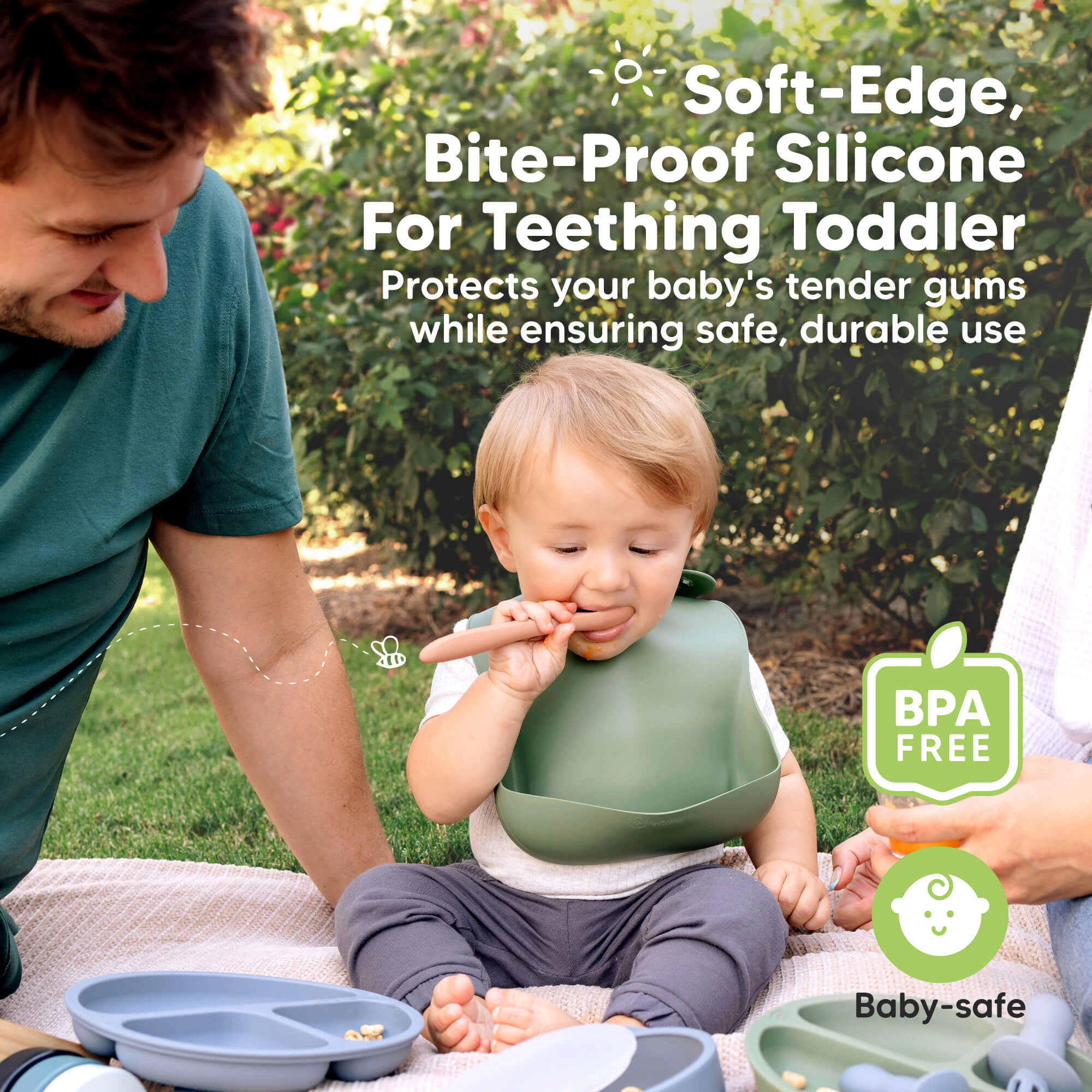 KeaBabies 6-Pack Prep Baby Spoons