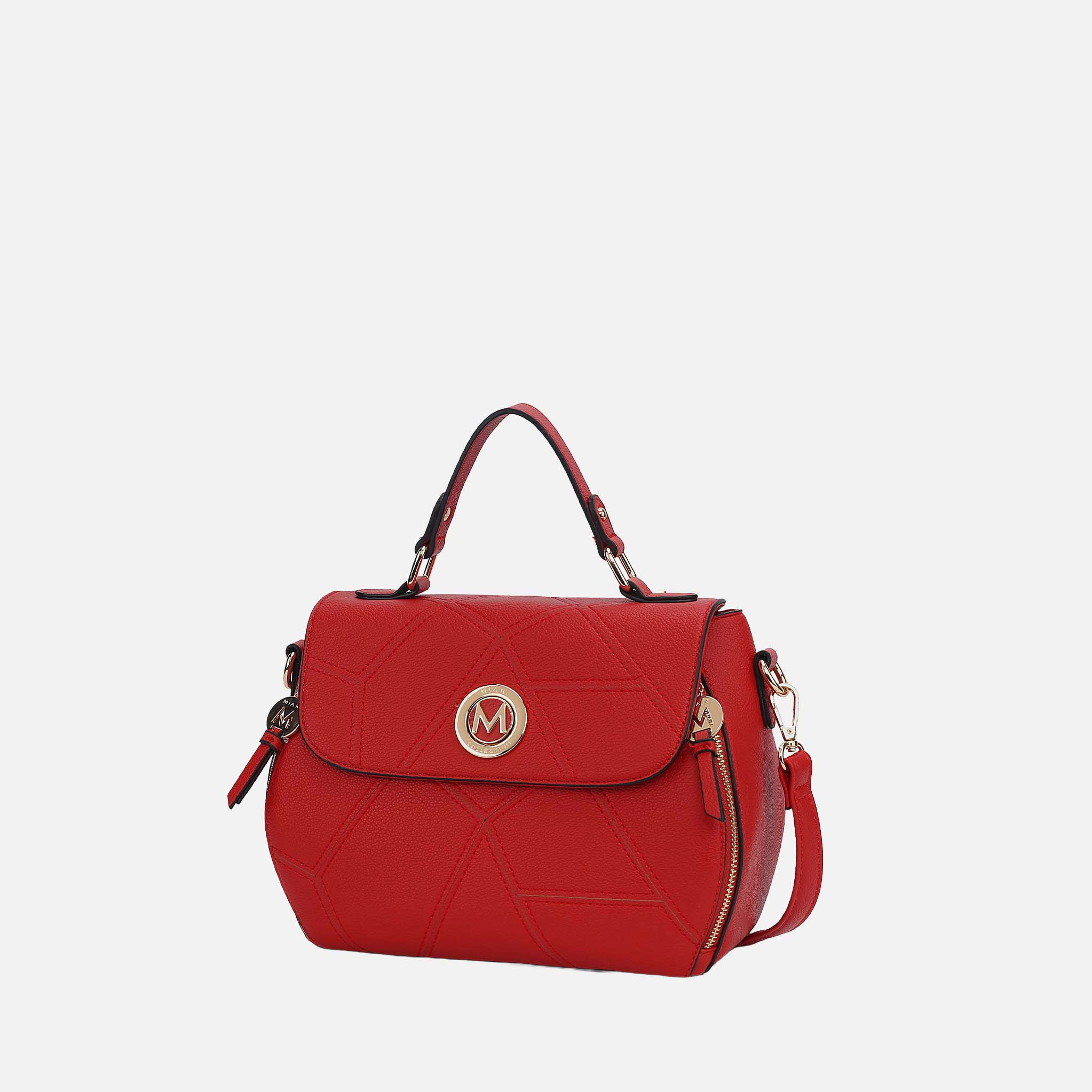 MKF Collection Clementine Satchel Women’s Vegan Leather Handbag Red