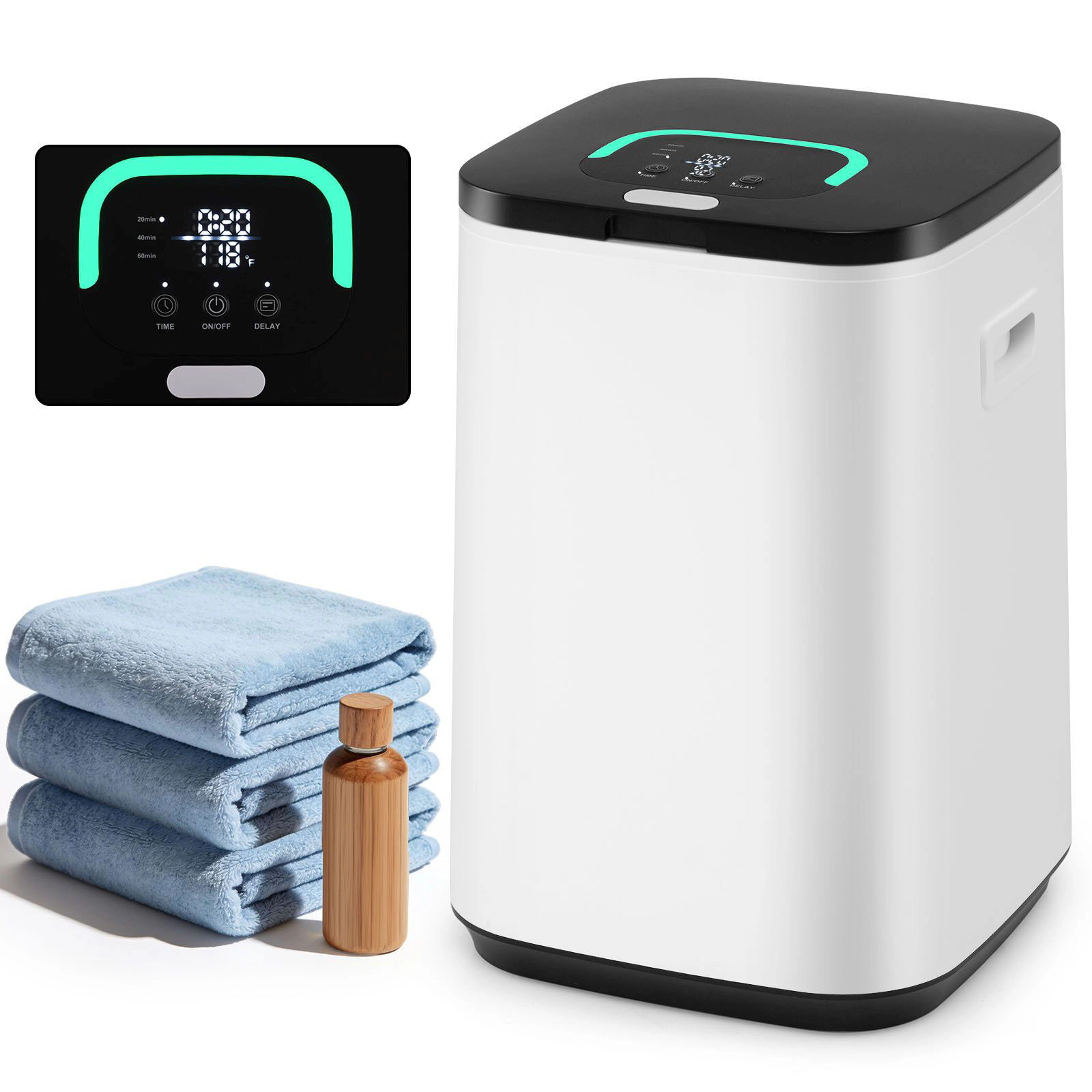 SlickBlue Large Towel & Blanket Warmer Bucket, 23L, 450W