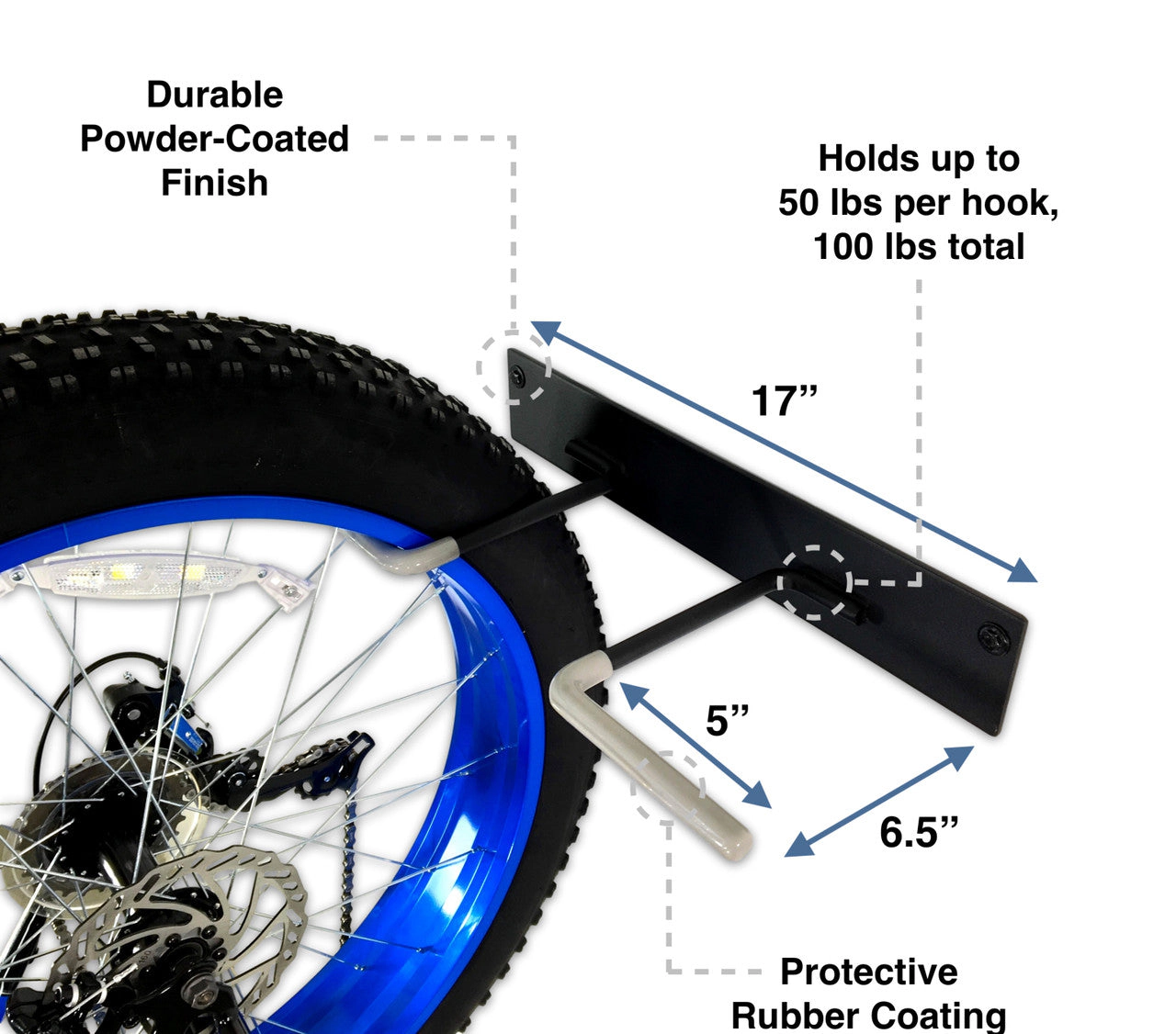 StoreYour Floyd Fat Tire Bike Storage Rack, Holds 2 Bikes