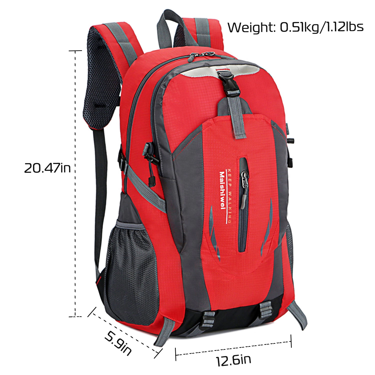 INova Unisex Waterproof 36L Outdoor Backpack