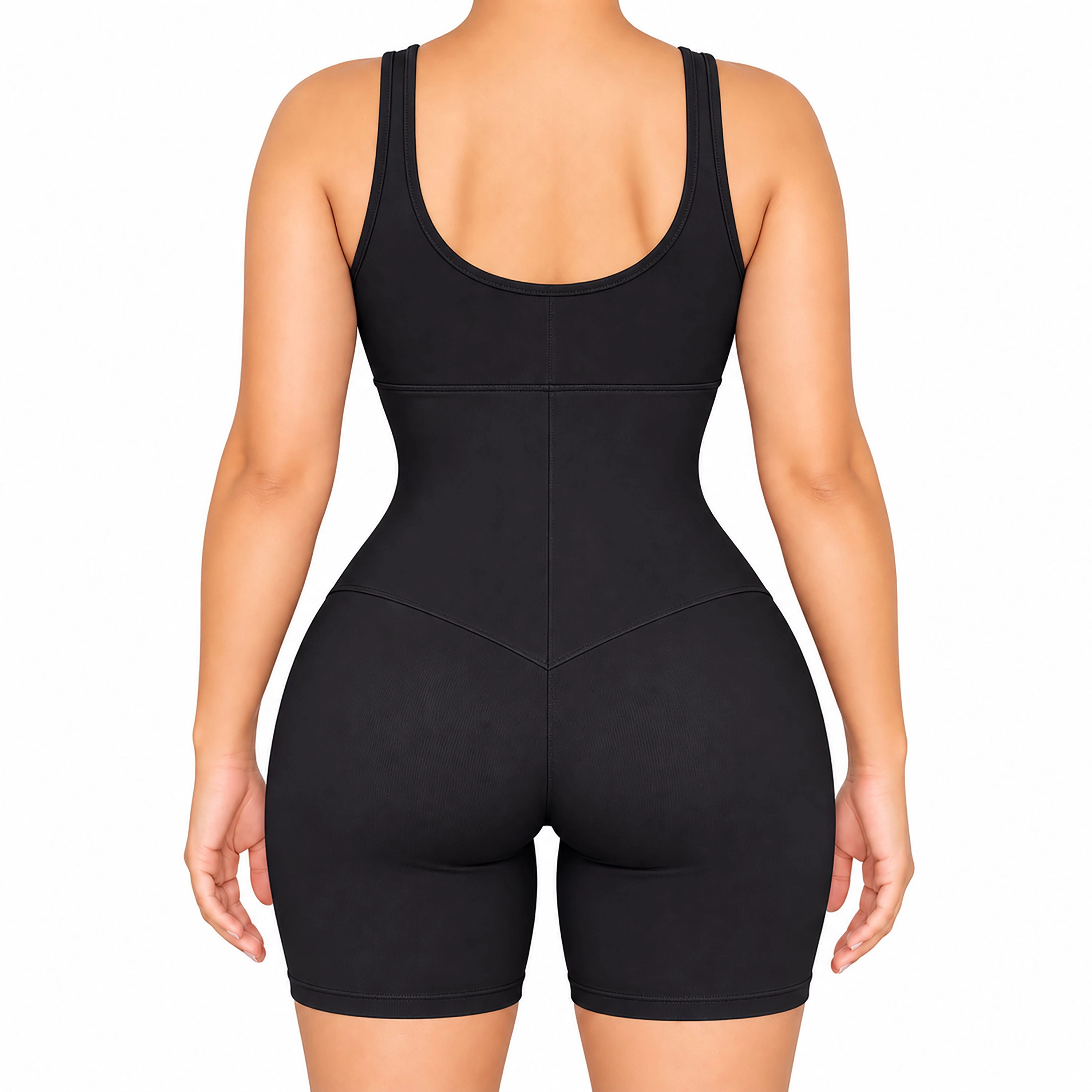 YAHAIRA Women's Biker Jumpsuit Triple Tummy Layer Shorts