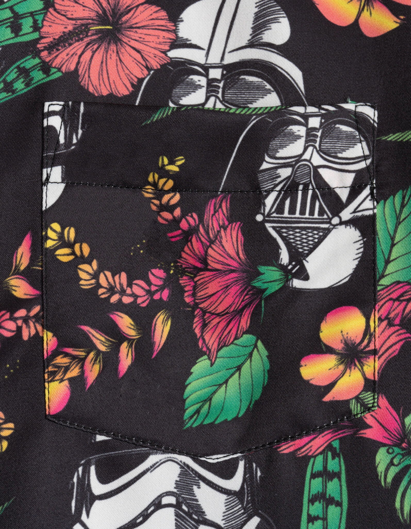 Star Wars Boys' Hawaiian Button Down Shirt