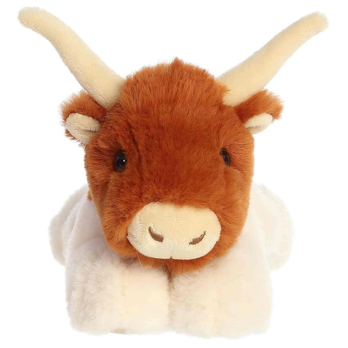 Aurora Mini Flopsie Buck Longhorn Cow 8-Inch Stuffed Animal Plush