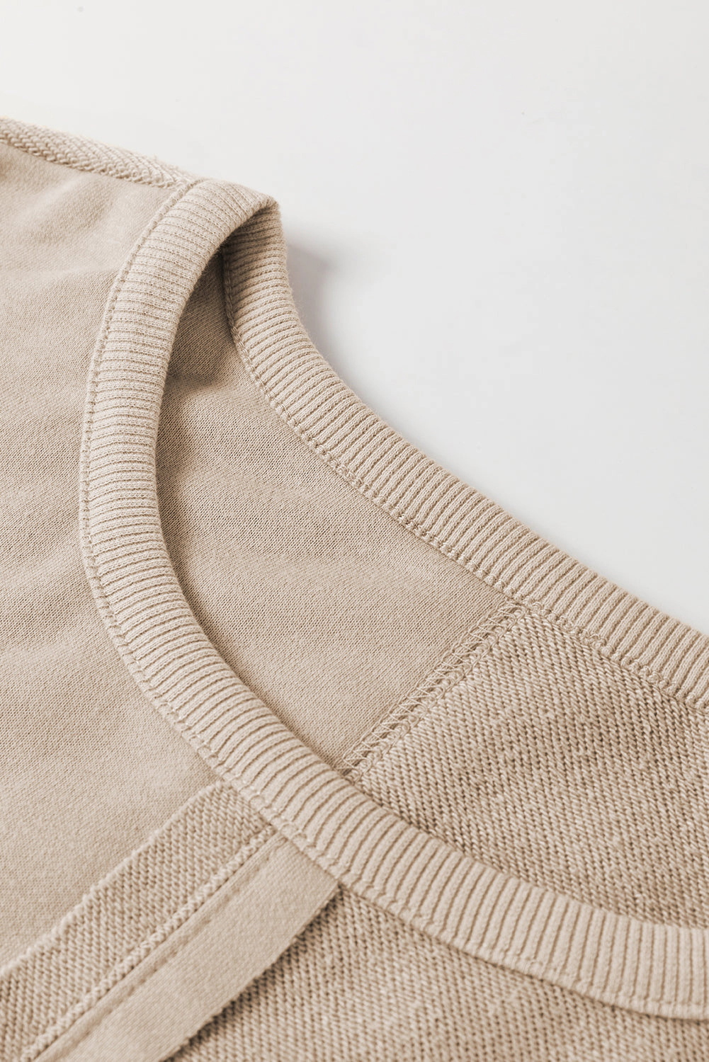 Threaded Pear Women's Rheaissa Seam Ribbed Trim Sweatshirt