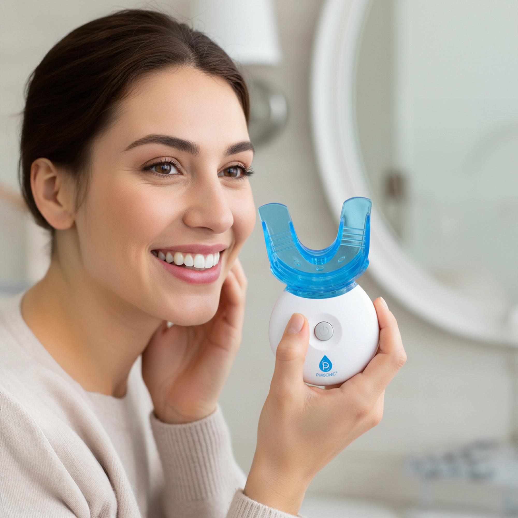 Pursonic Unisex LED Teeth Whitening PureWhite Treatment Kit
