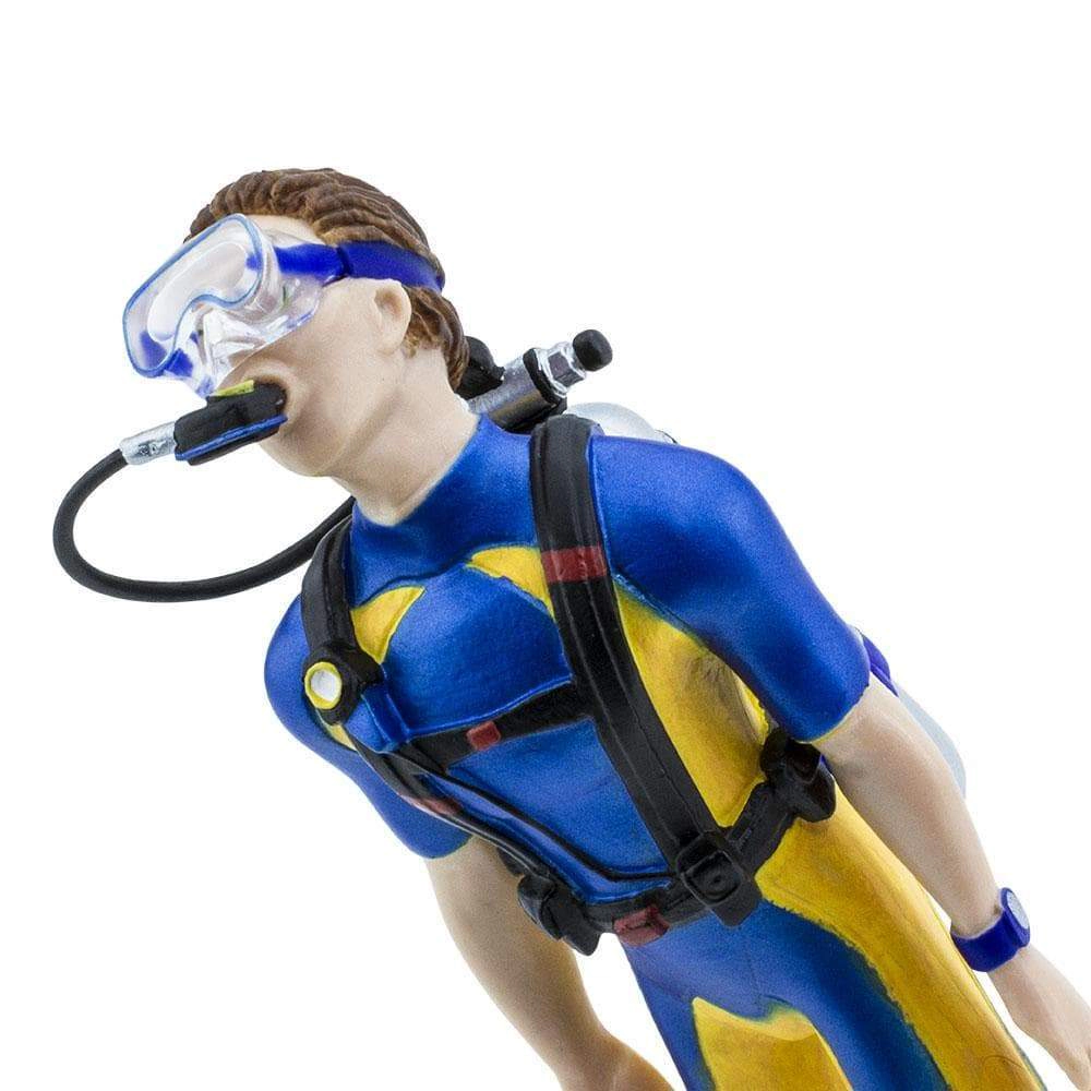 Safari Ltd. - Kevin the Underwater Adventurer Scuba Diver Kids Toy Figure