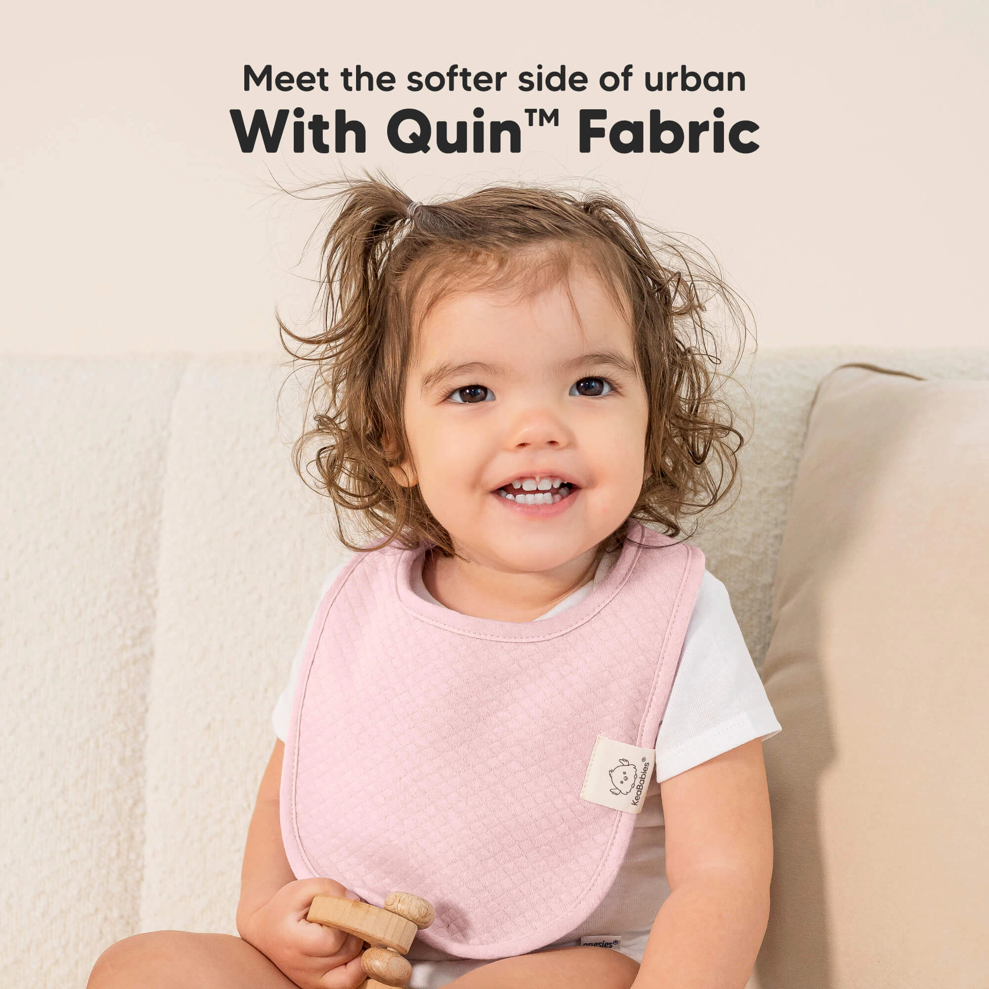 KeaBabies 8-Pack Urban Quin Drool Bibs