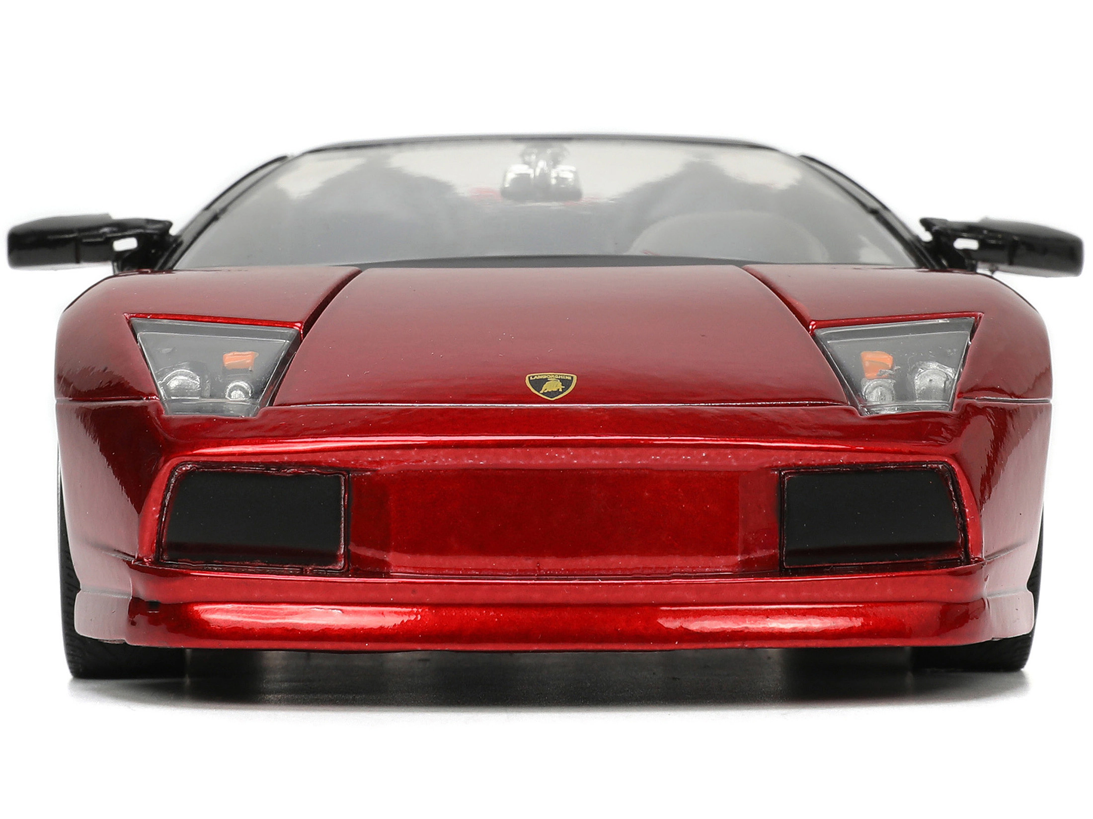 Jada Lamborghini Murcielago Roadster Red Metallic "Hyper-Spec" Series 1/24 Diecast Model Car by Jada