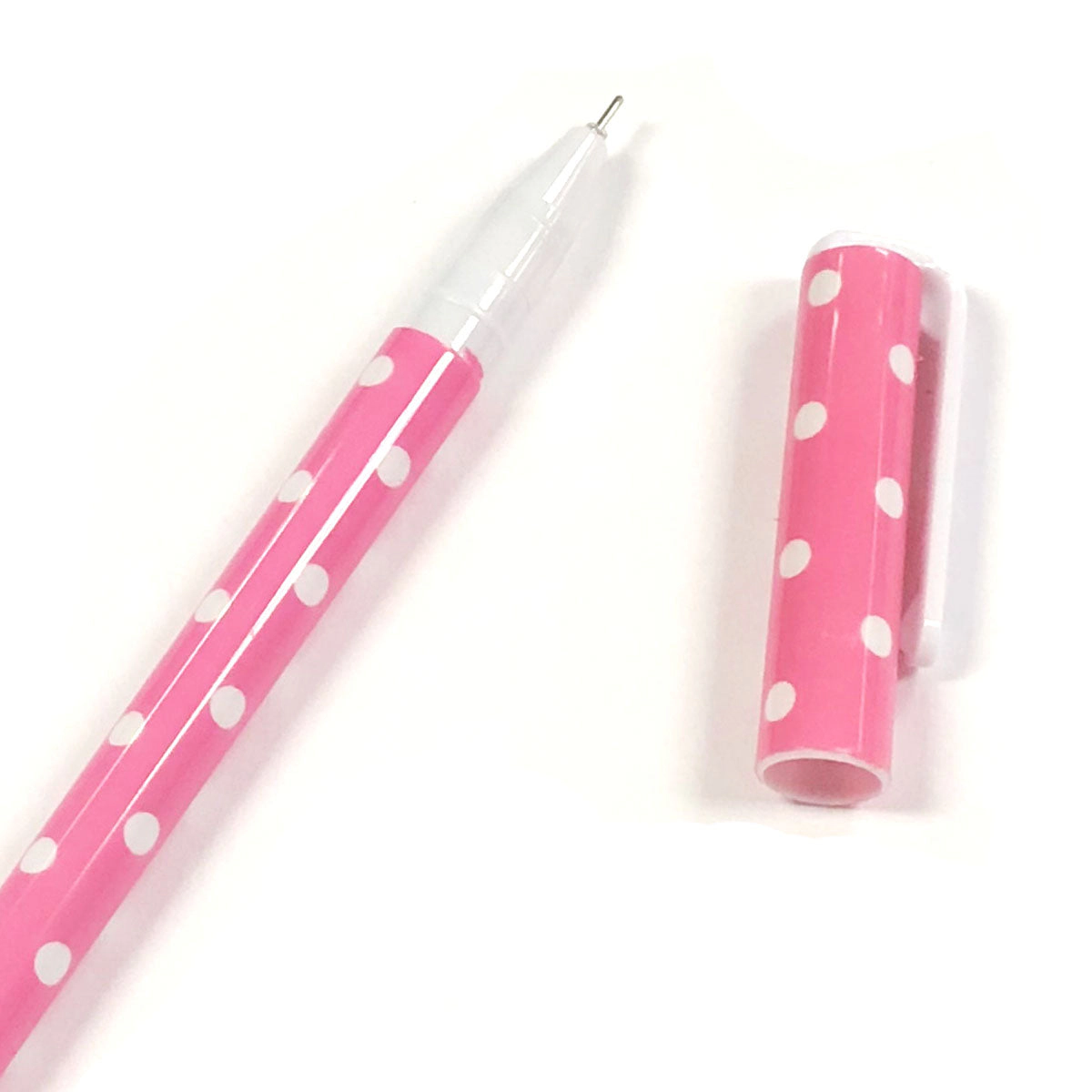 Wrapables Cute Novelty Gel Ink Pens, 0.5mm Fine Point, Hearts and Stripes Multicolor Ink, Set of 10