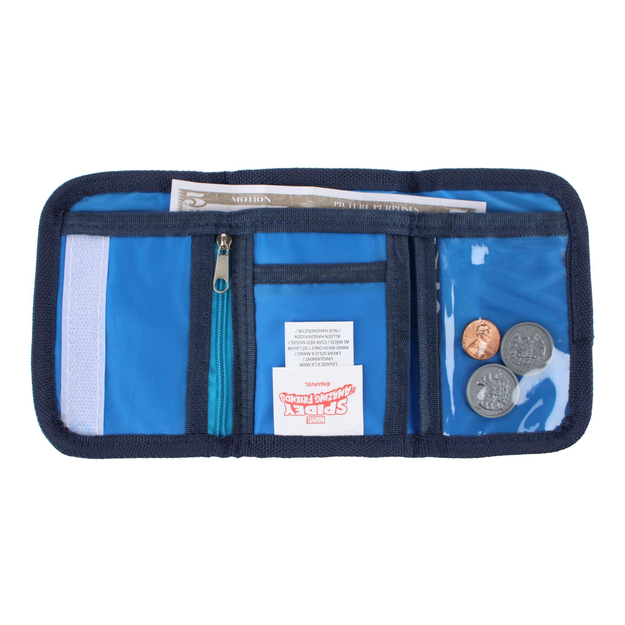 Textiel Trade Kid's The Amazing Spidey Tri-Fold Hook & Loop Wallet